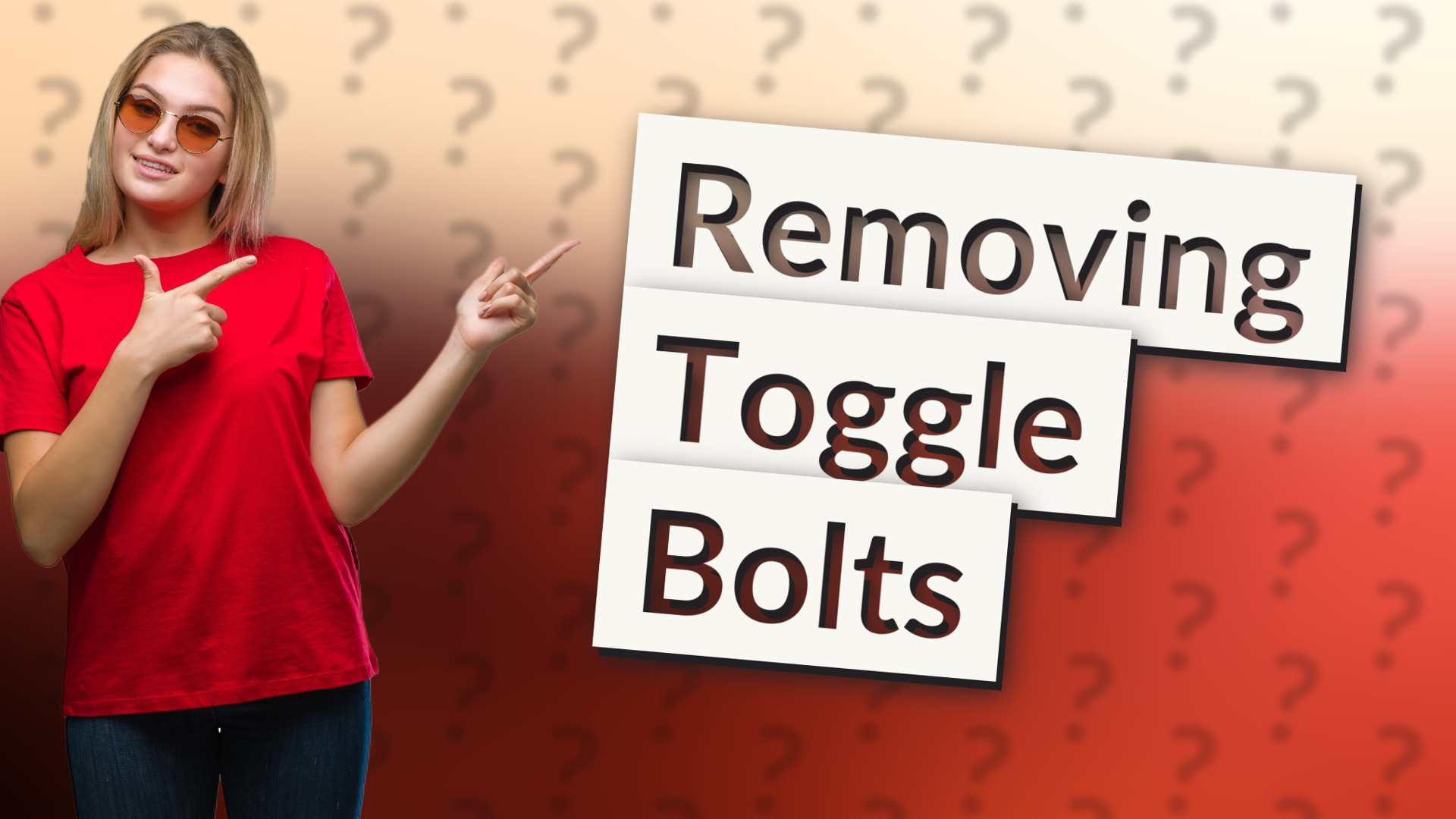 Removing Toggle Bolts