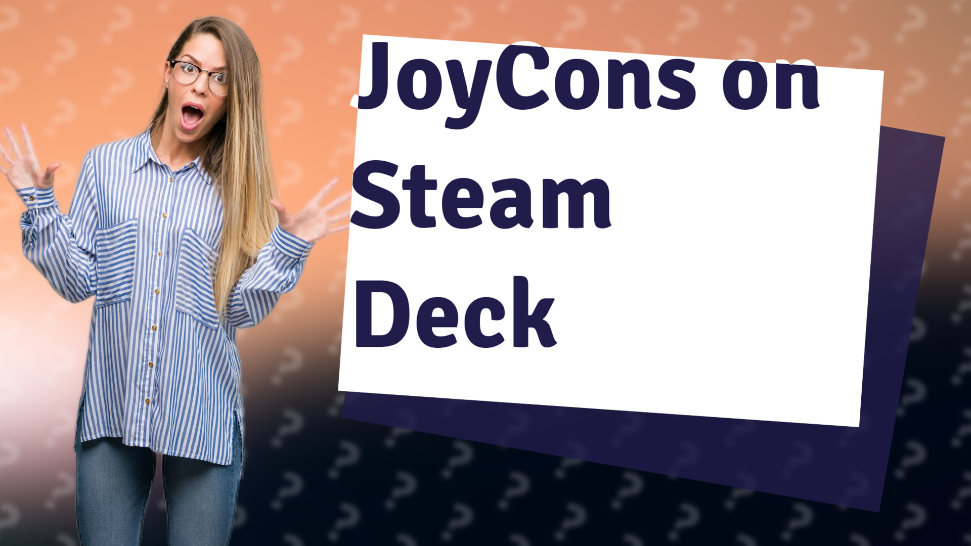 JoyCons on Steam Deck
