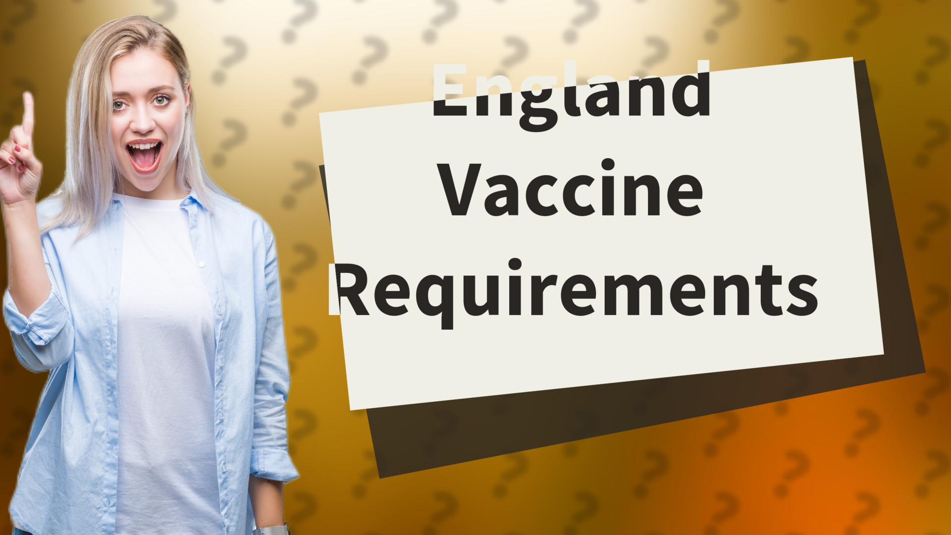 England Vaccine Requirements