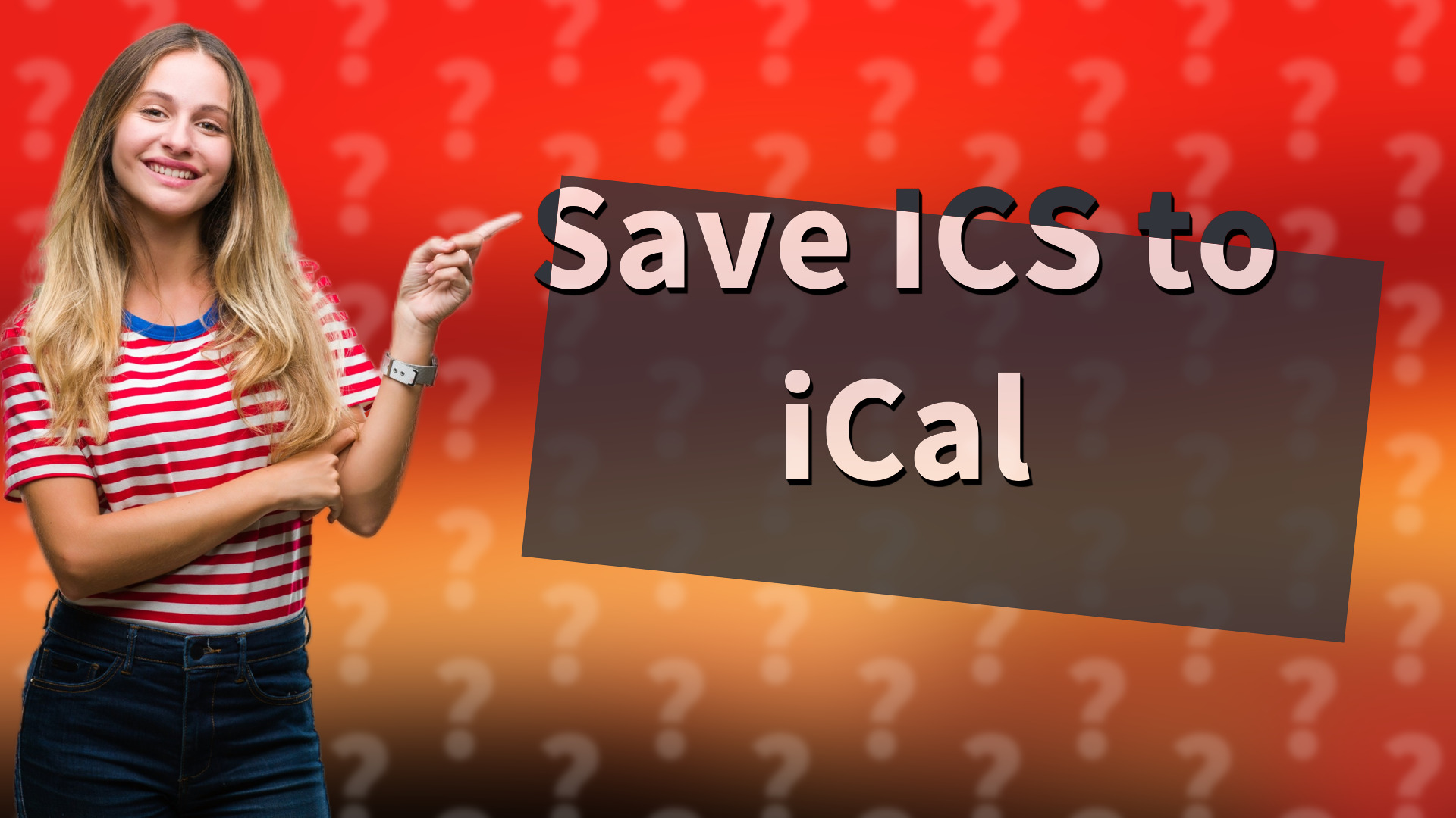 Save ICS to iCal
