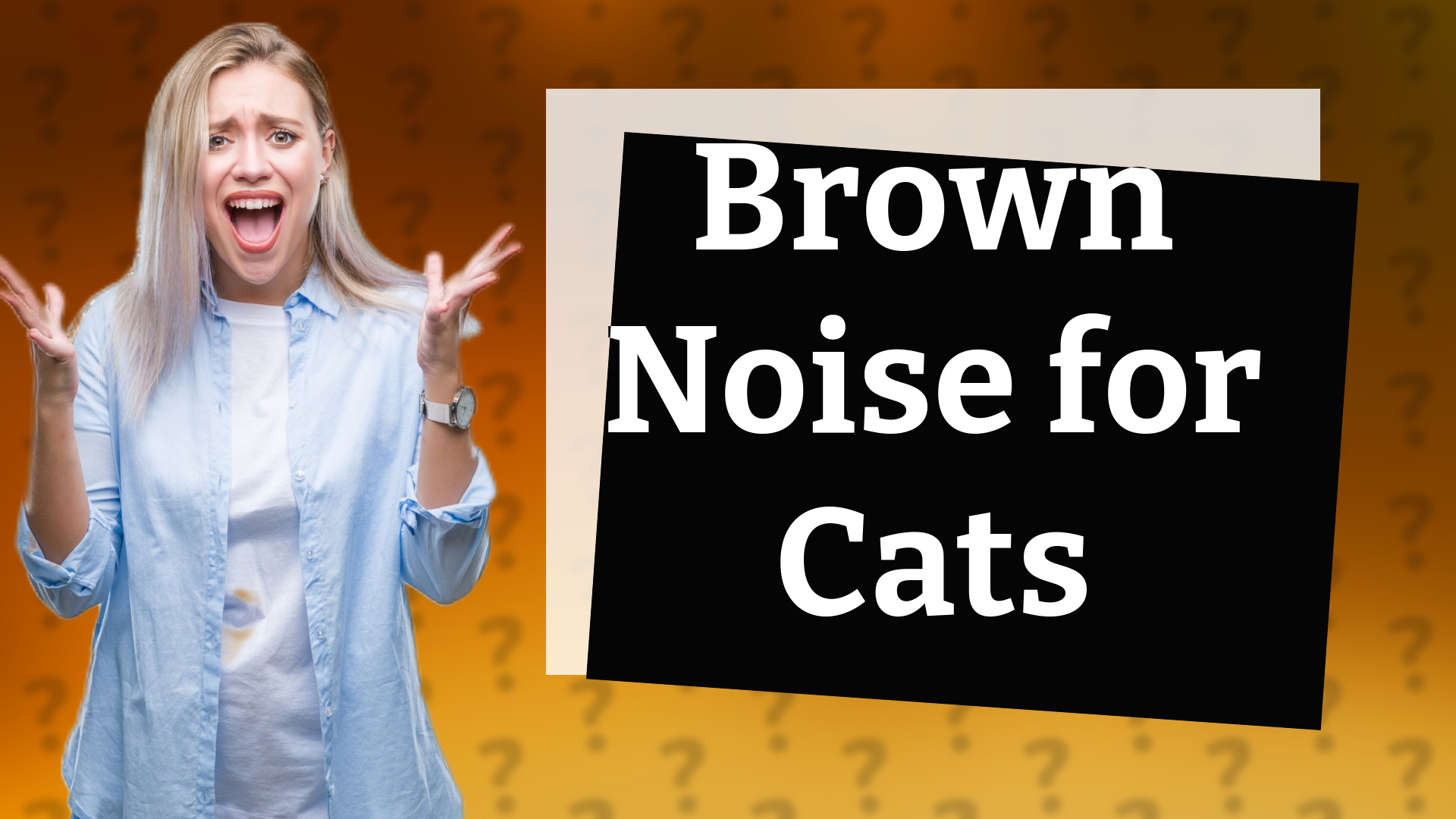 Brown Noise for Cats