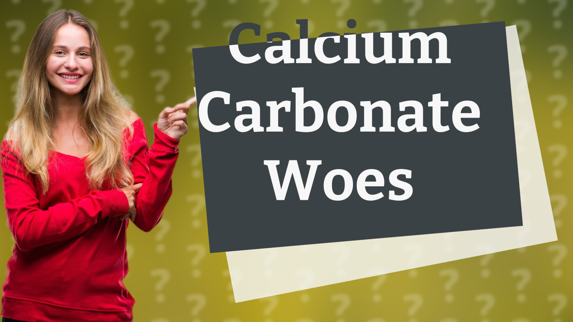Calcium Carbonate Woes