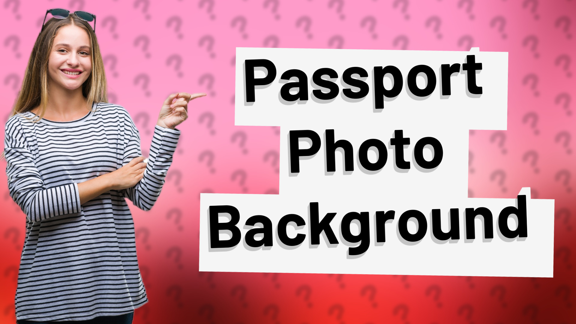 Passport Photo Background