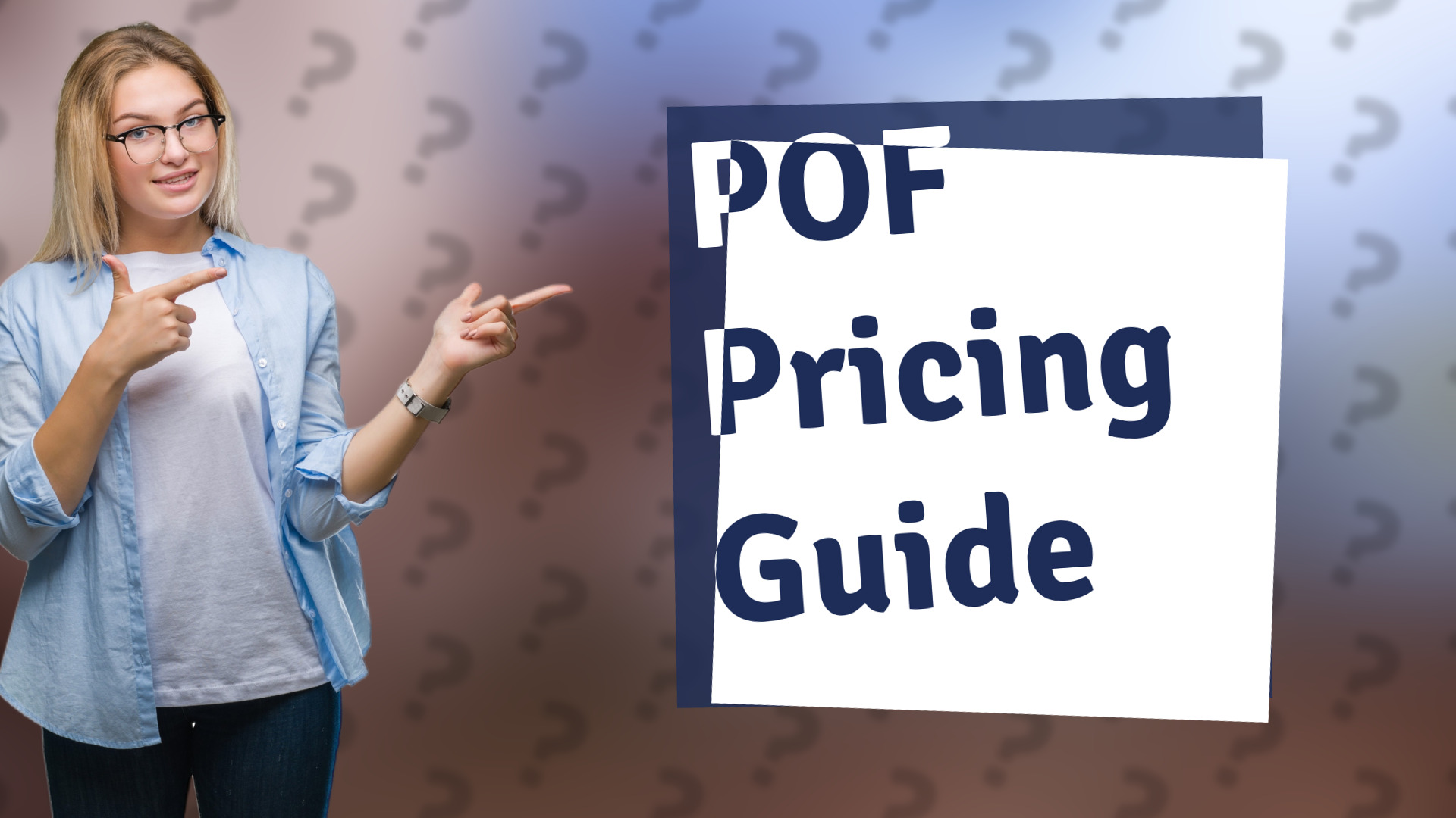 POF Pricing Guide