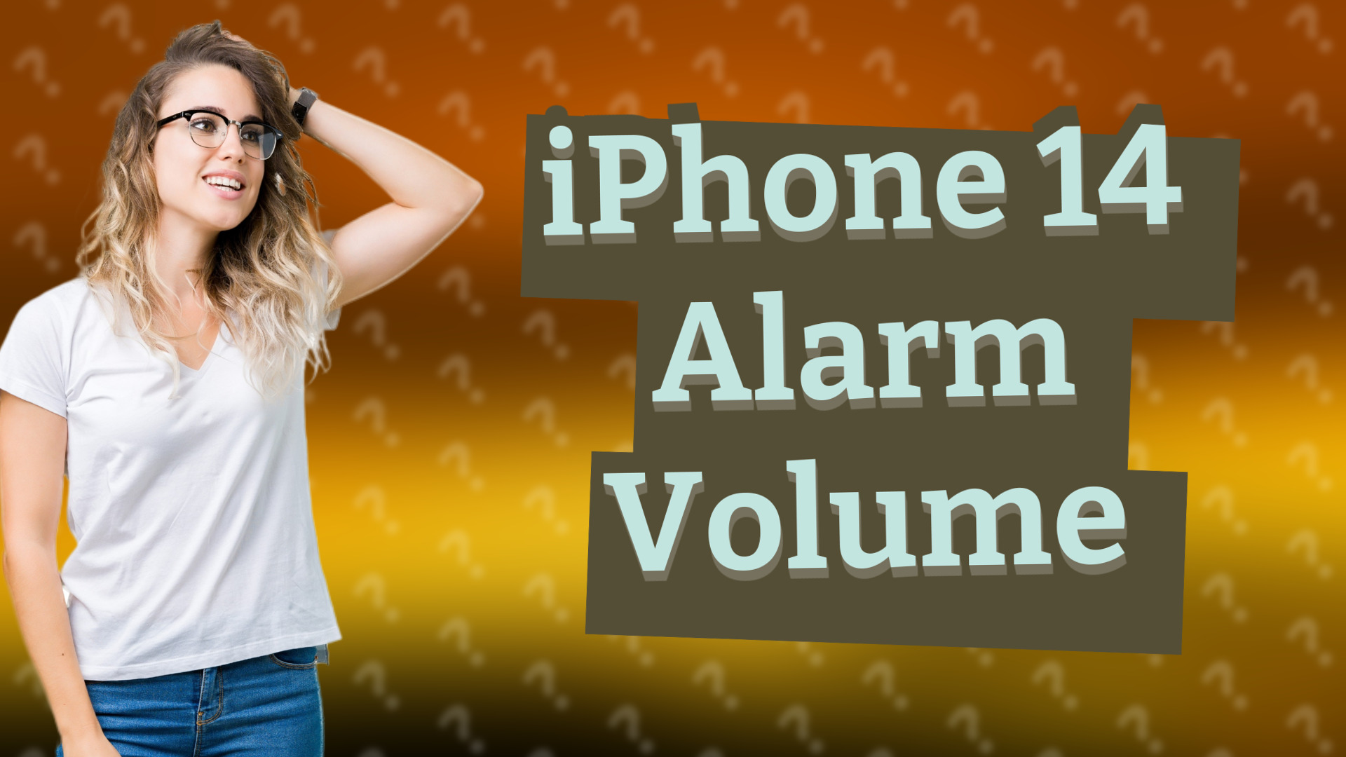 iPhone 14 Alarm Volume