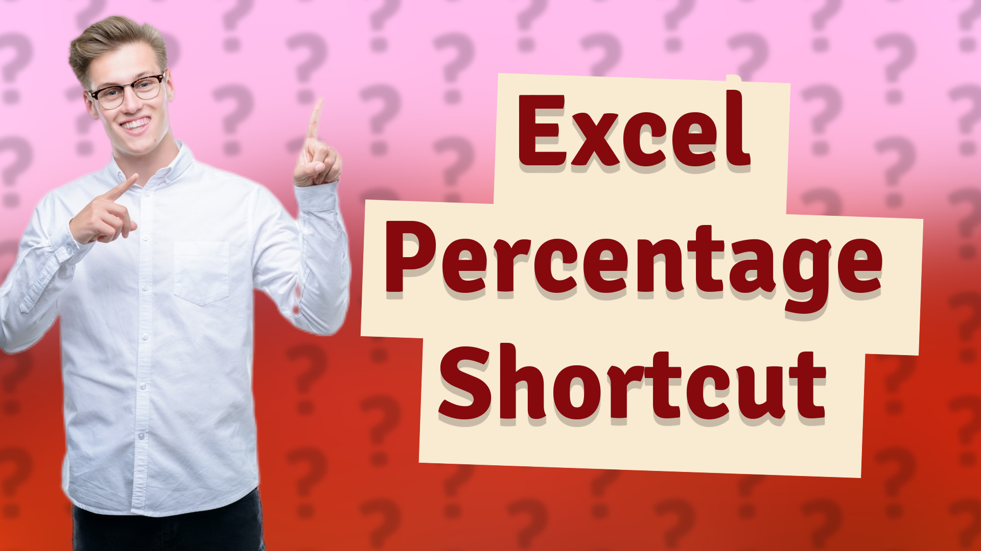 Excel Percentage Shortcut