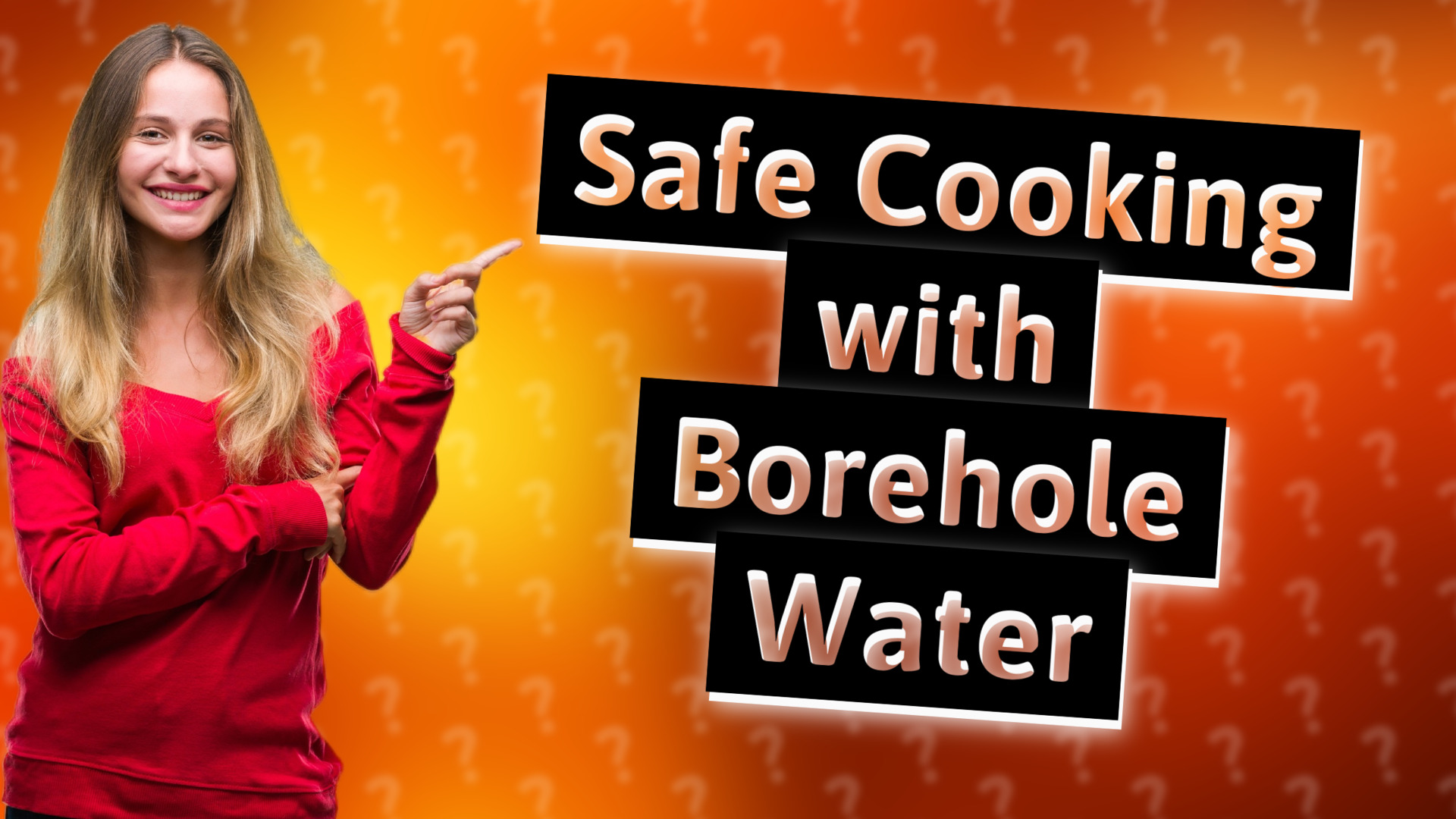 Safe Cooking with Borehole Water