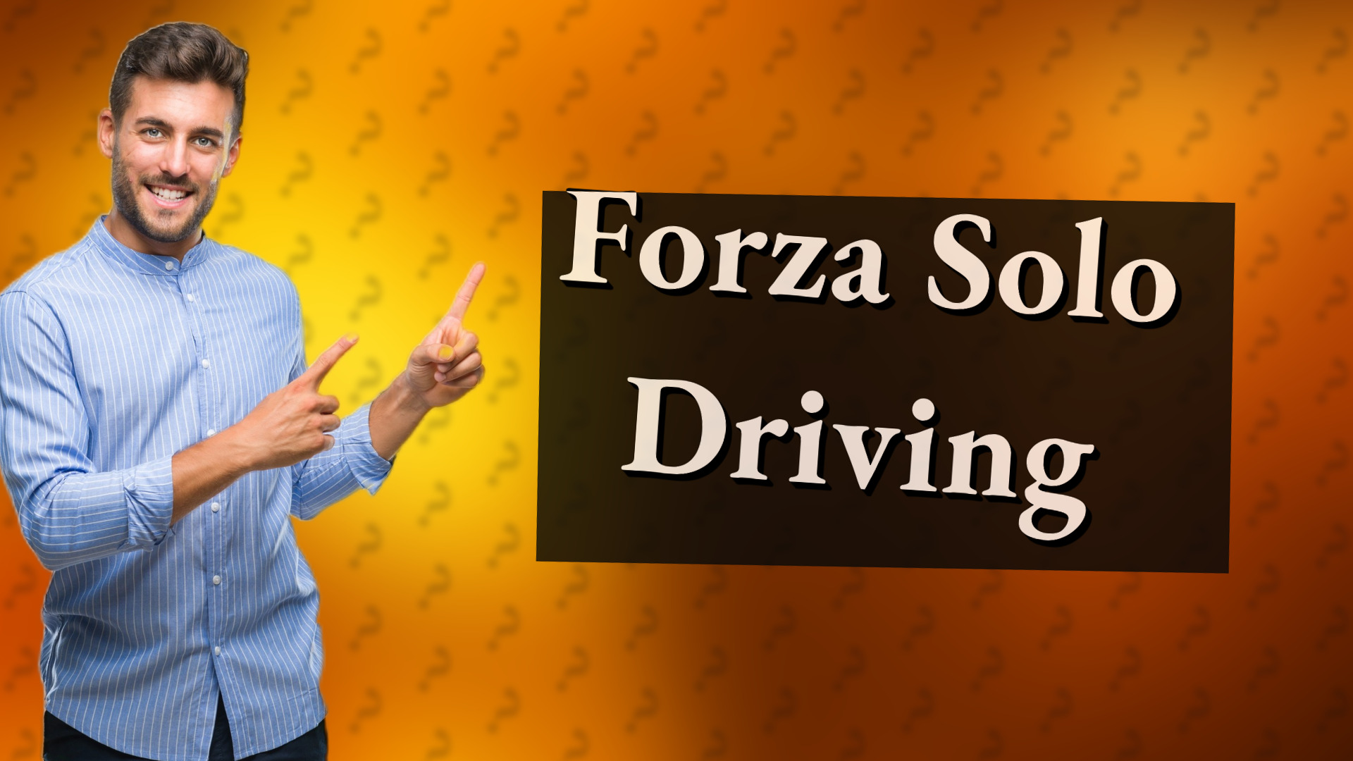 Forza Solo Driving
