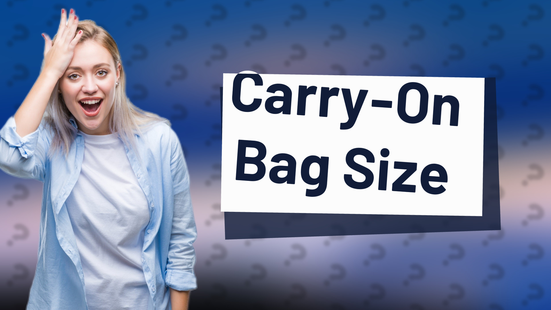 Carry-On Bag Size