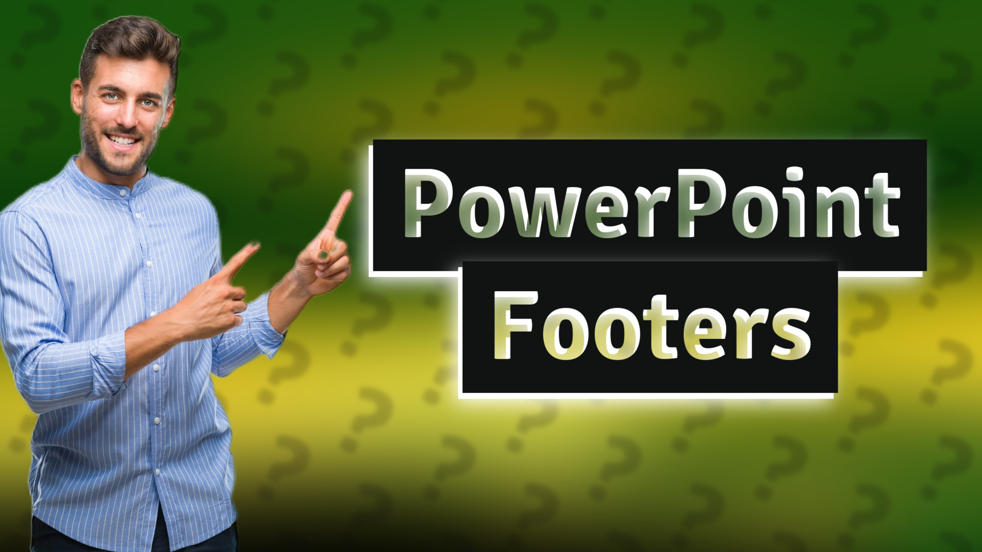 PowerPoint Footers