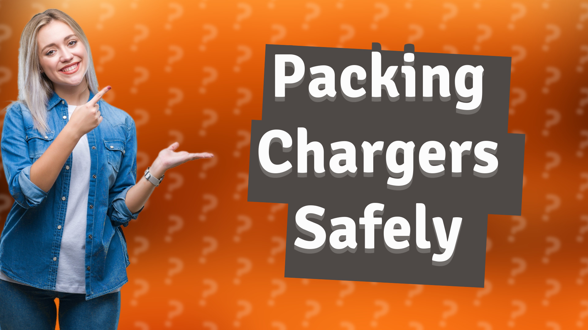 Packing Chargers Safely