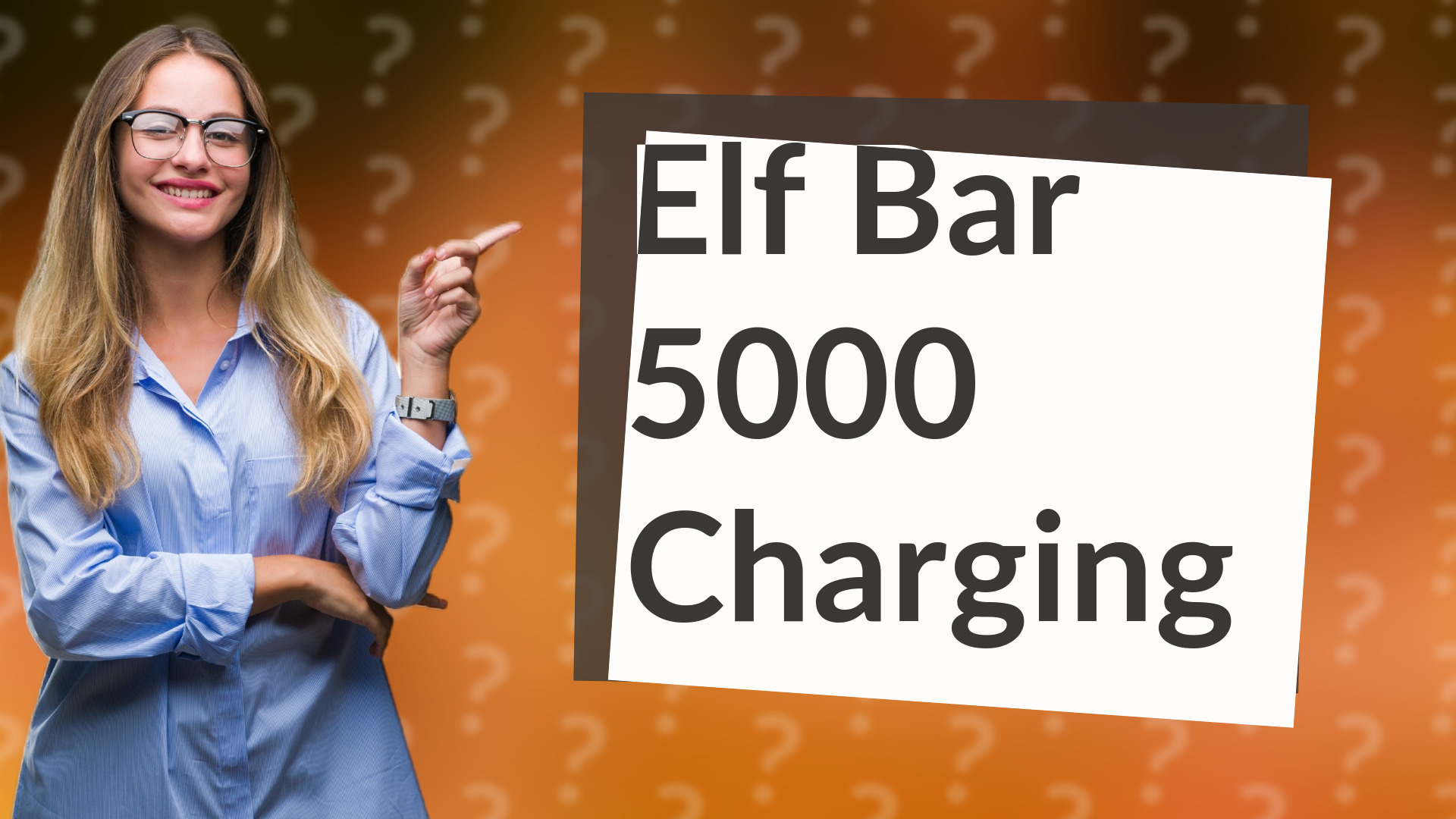 Elf Bar 5000 Charging