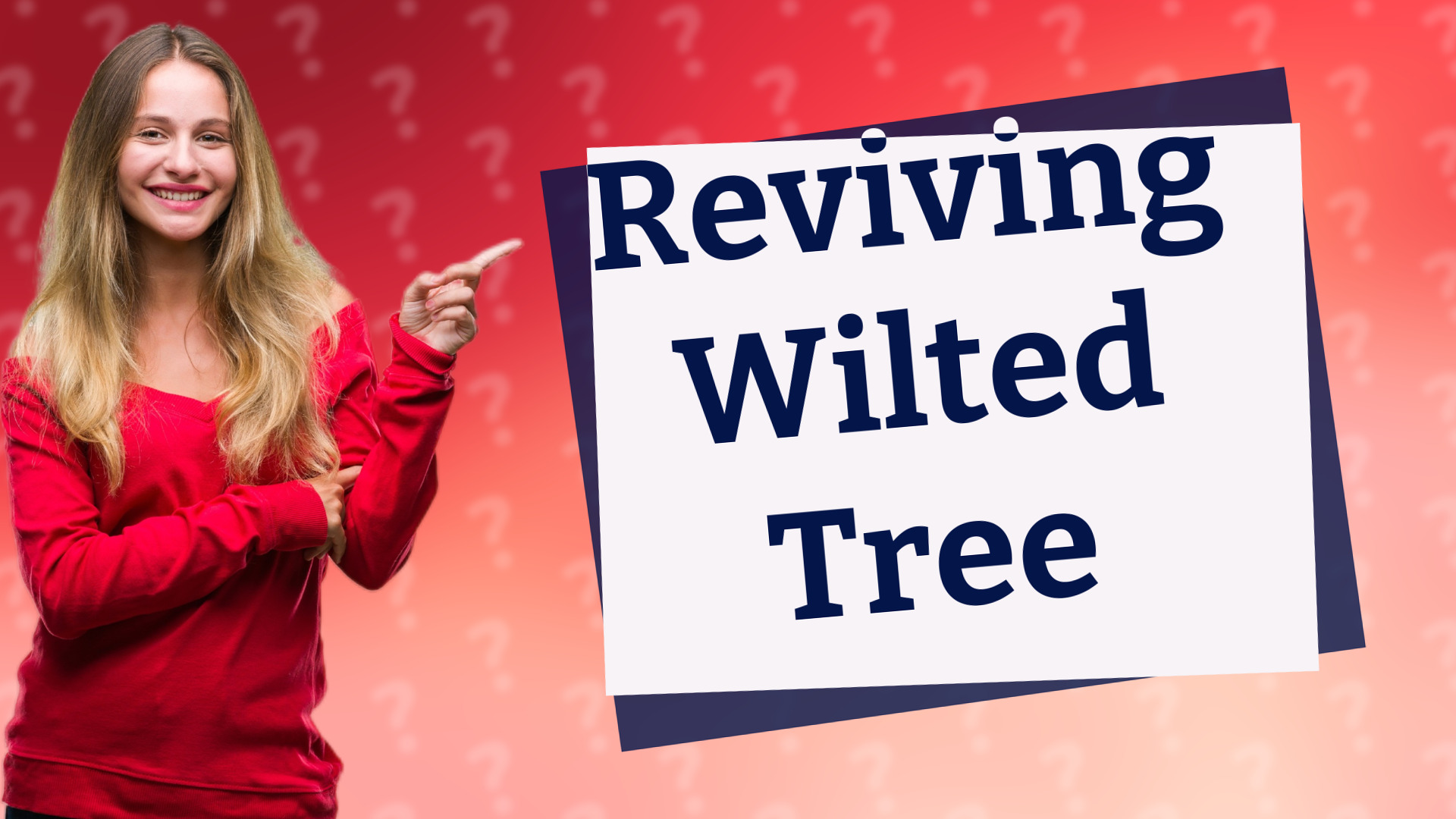Reviving Wilted Tree