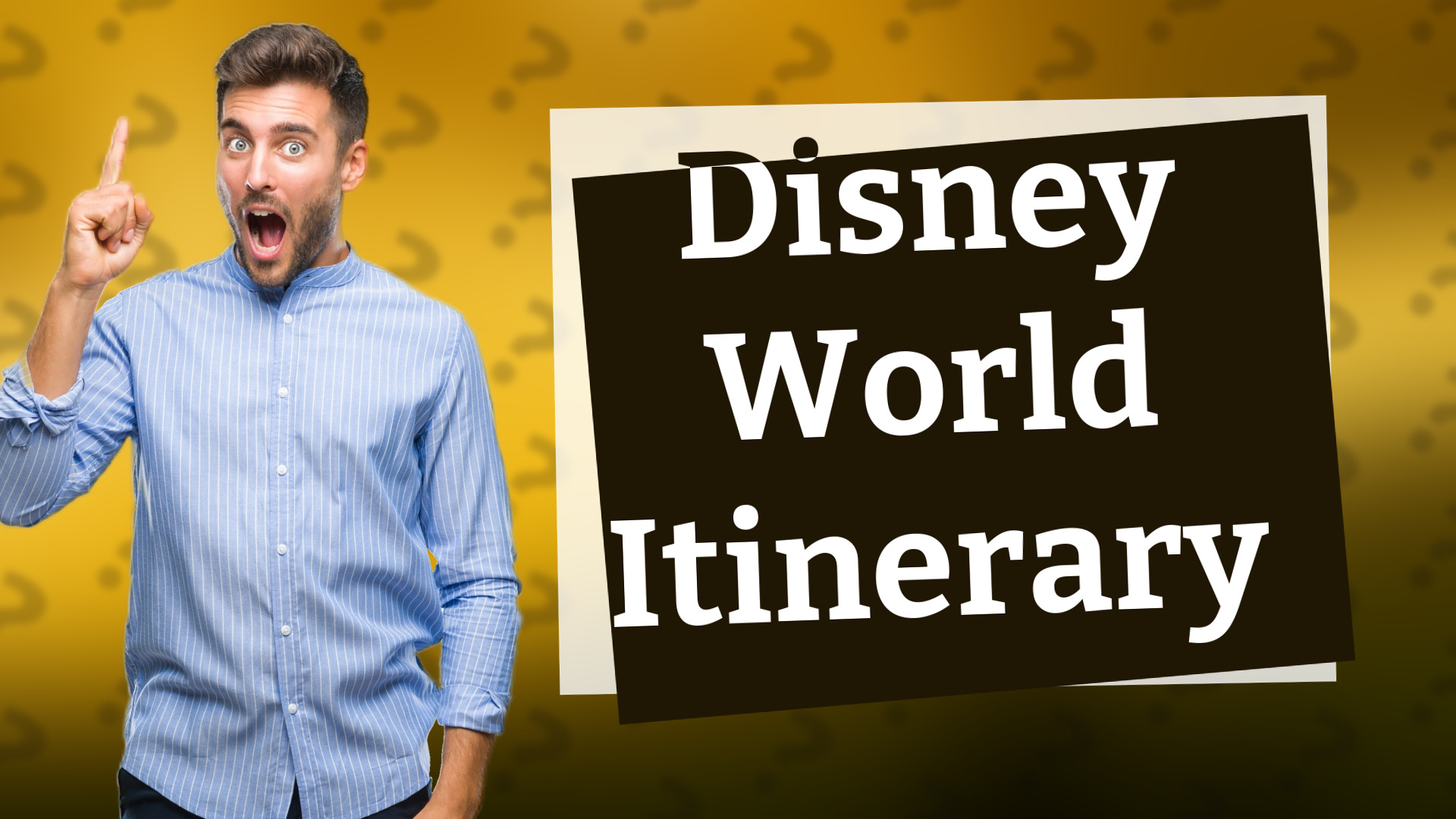 Disney World Itinerary