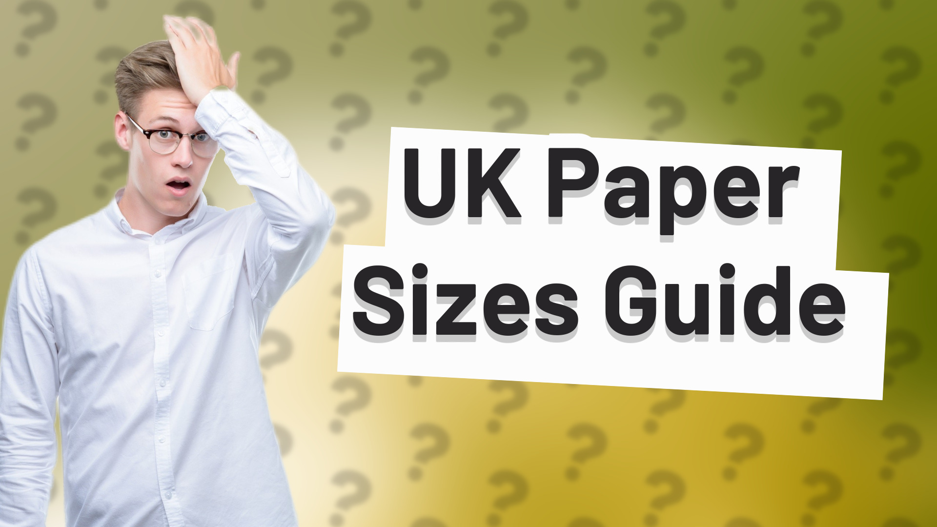 UK Paper Sizes Guide