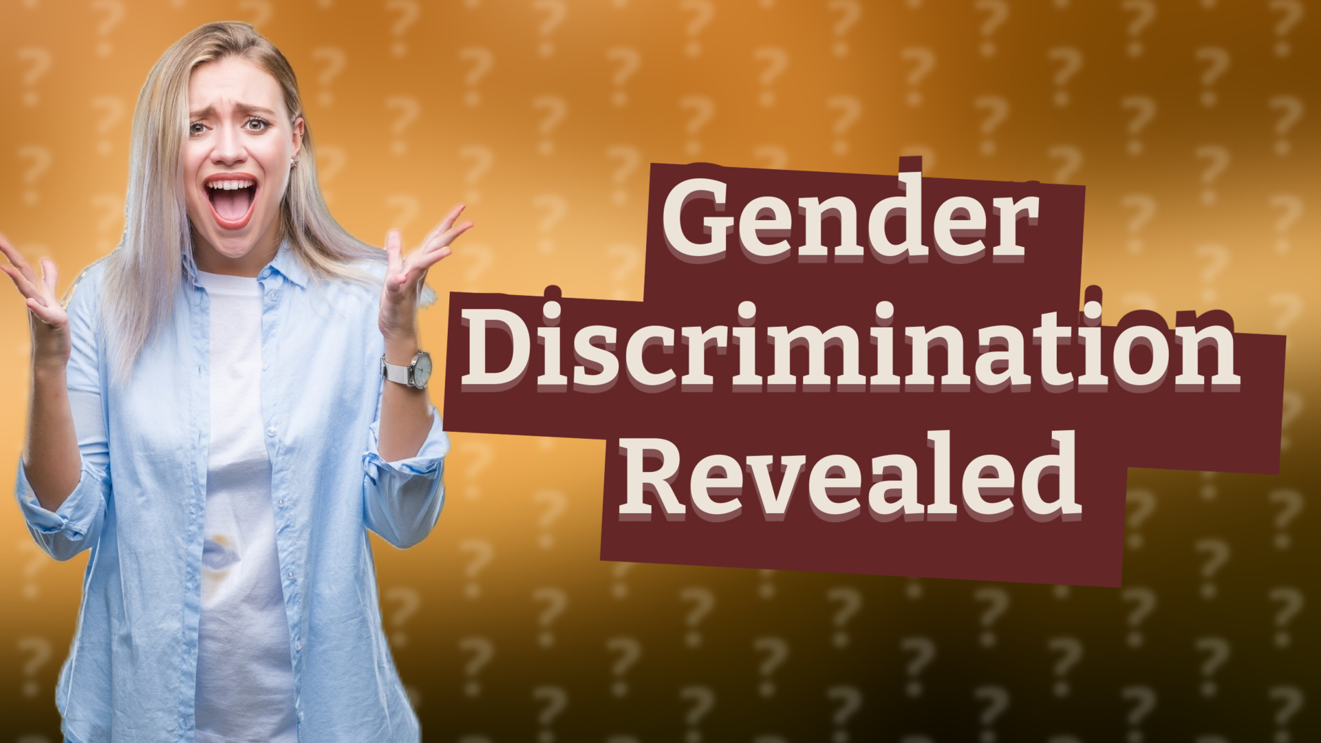 Gender Discrimination Revealed