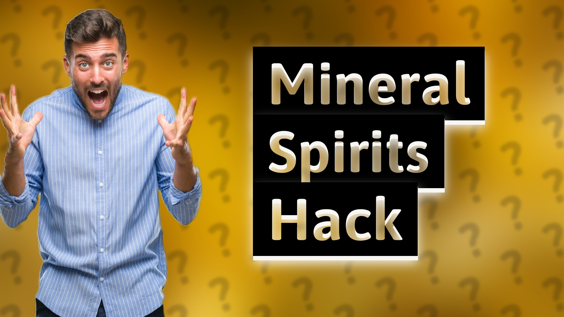 Mineral Spirits Hack