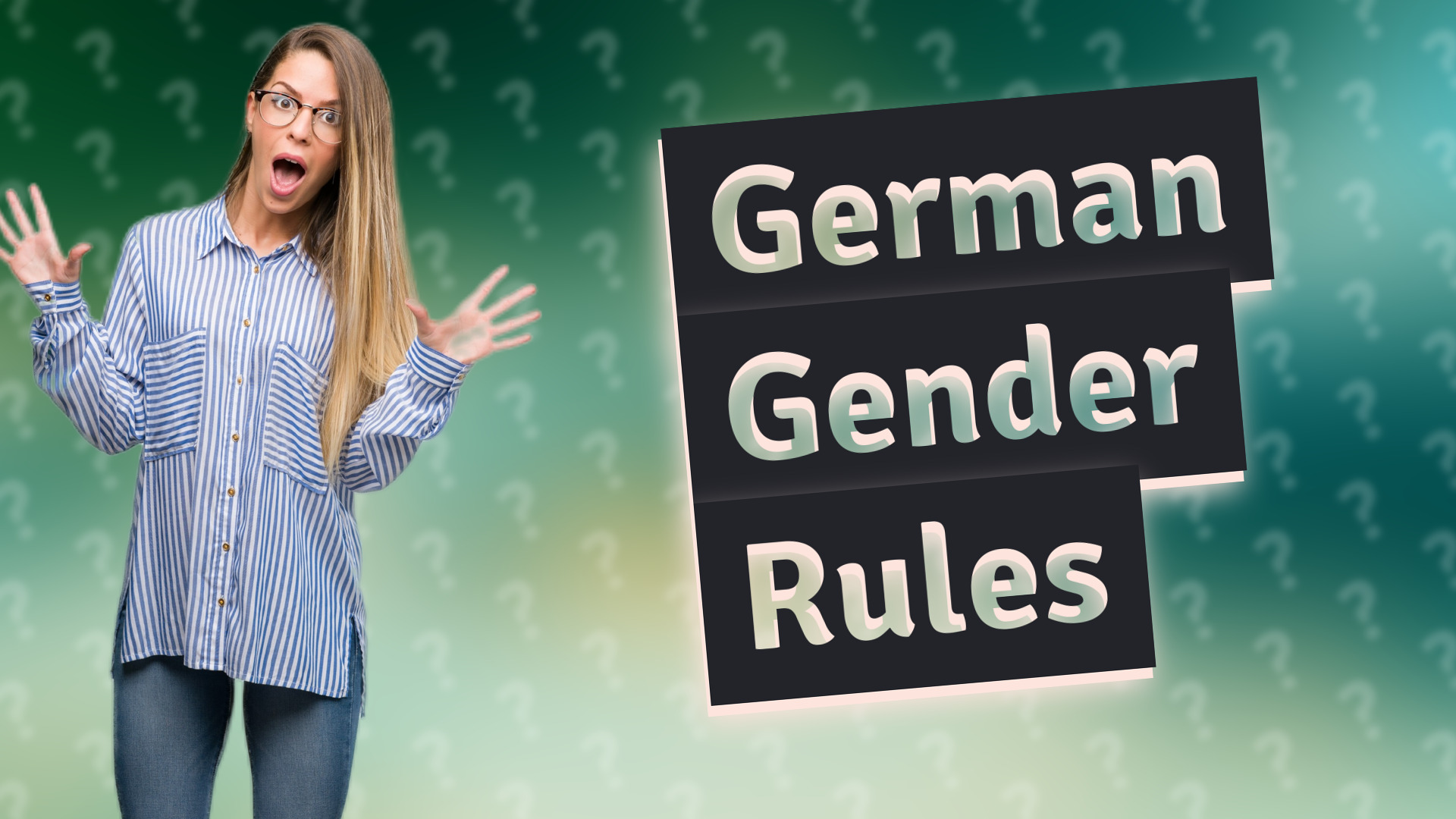 German Gender Rules