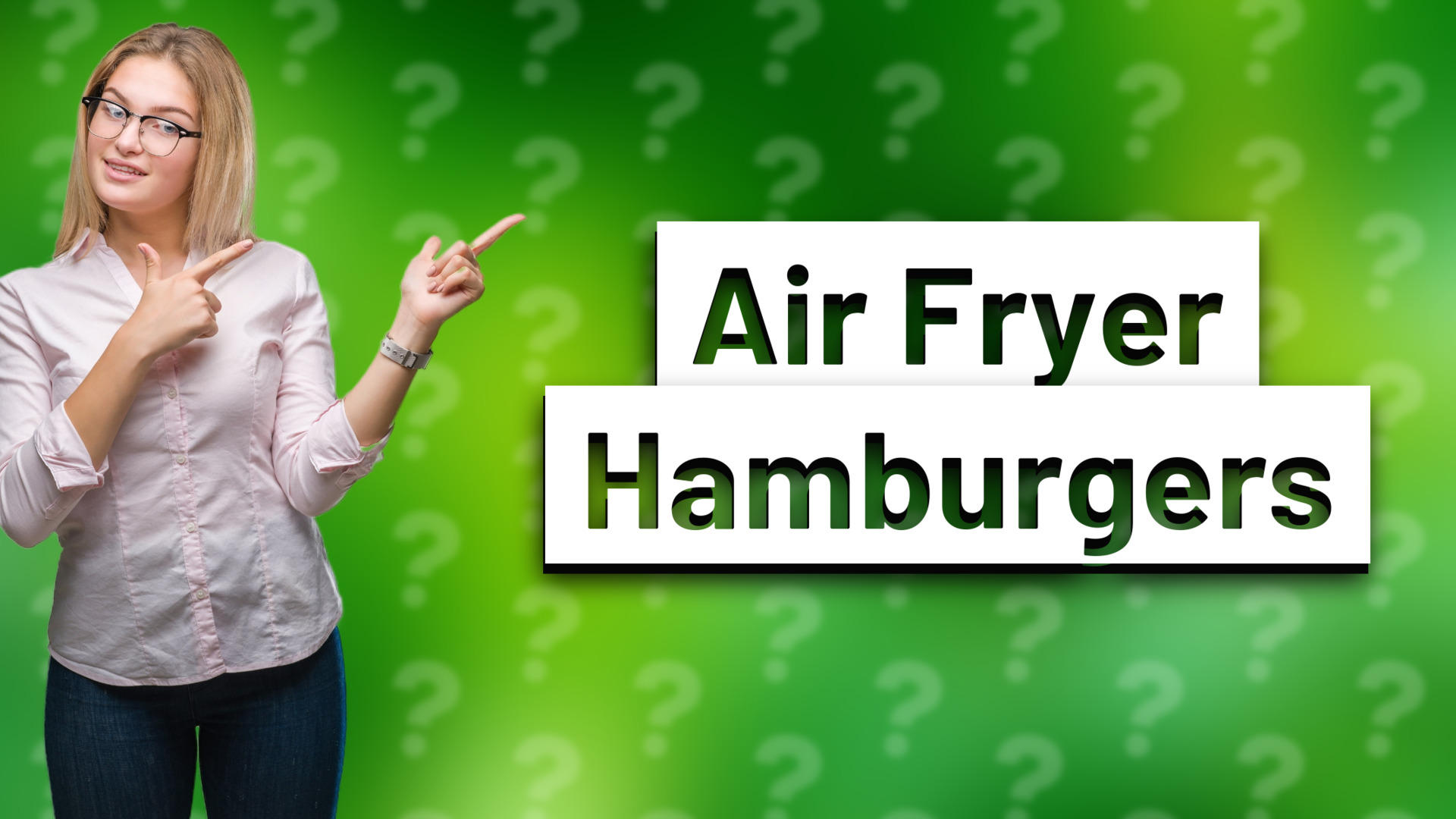 Air Fryer Hamburgers