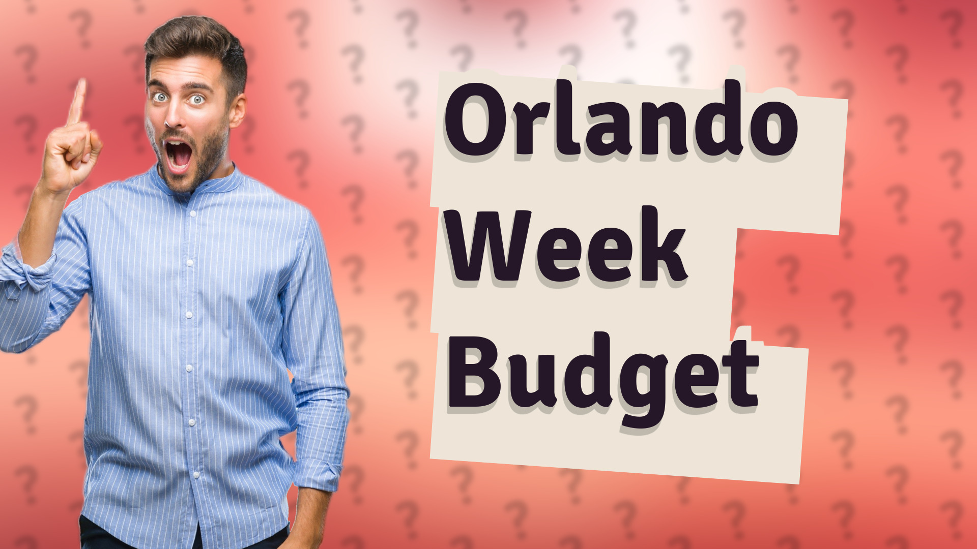 Orlando Week Budget