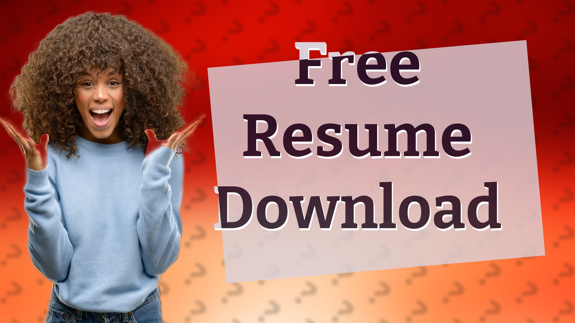 Free Resume Download