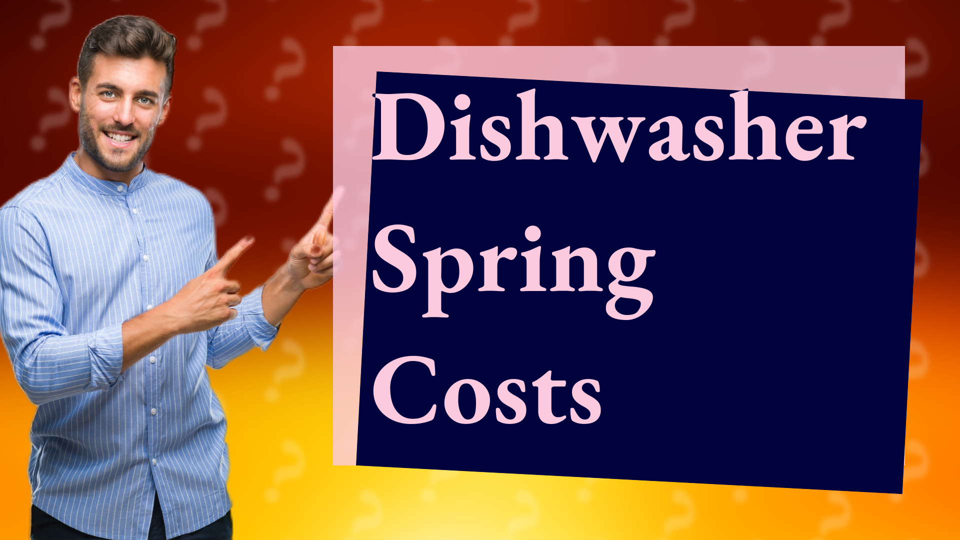 Dishwasher Spring Costs