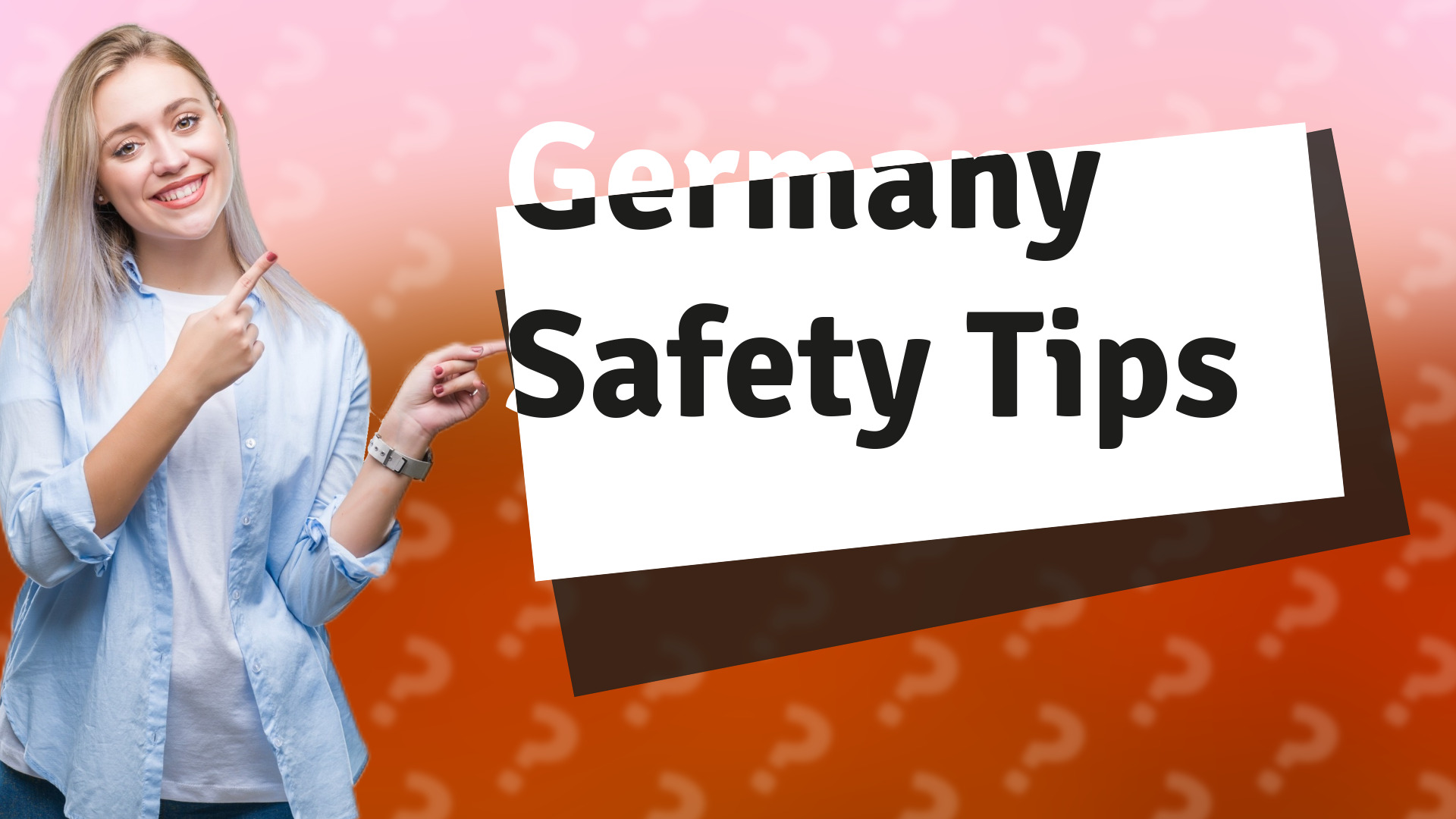 Germany Safety Tips