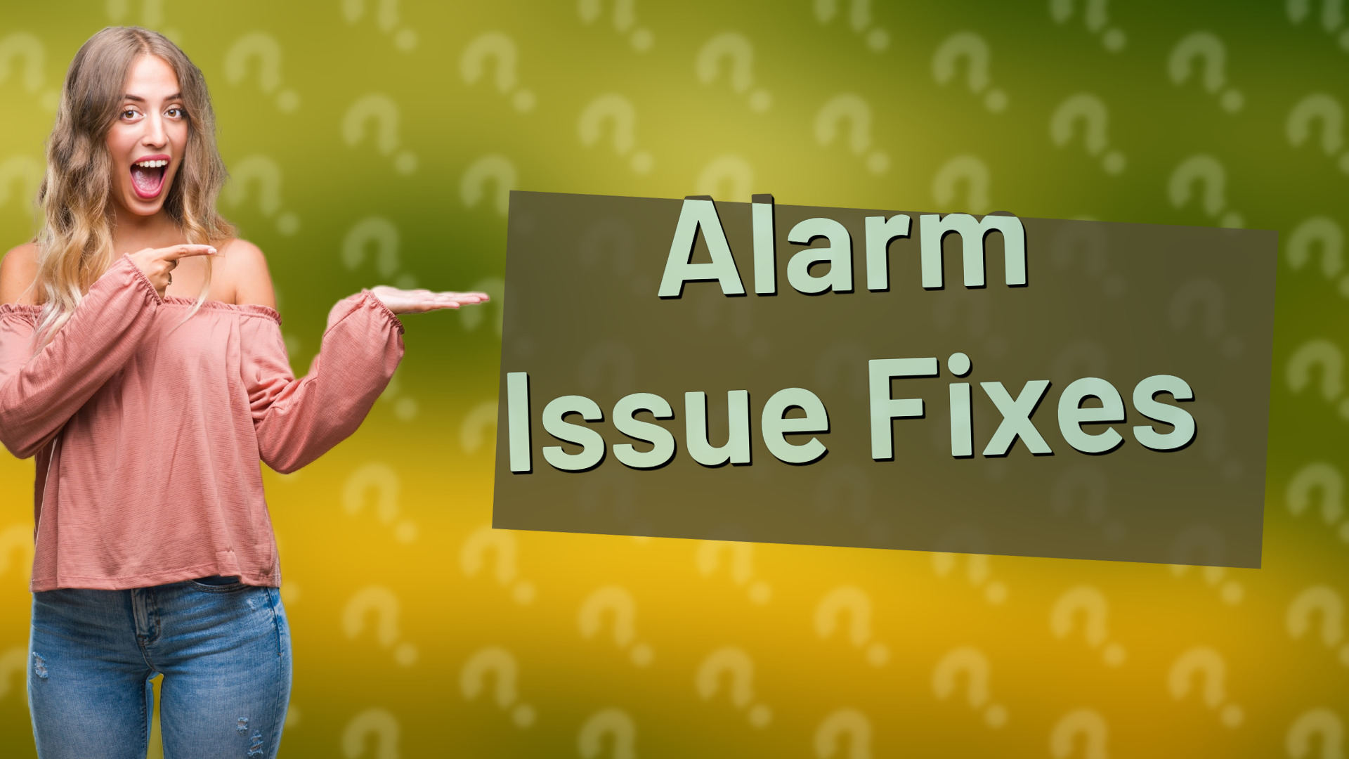Alarm Issue Fixes
