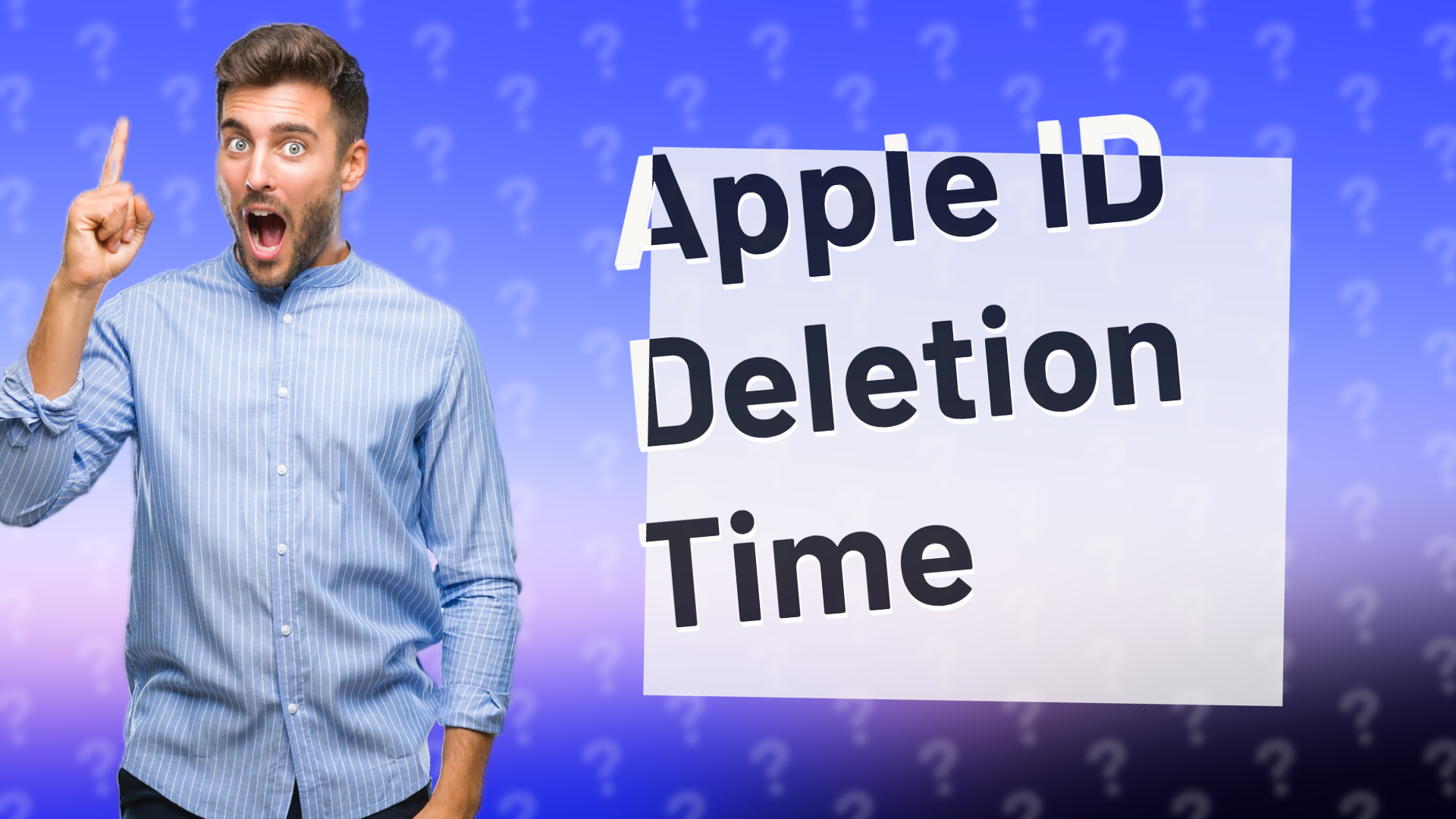 Apple ID Deletion Time