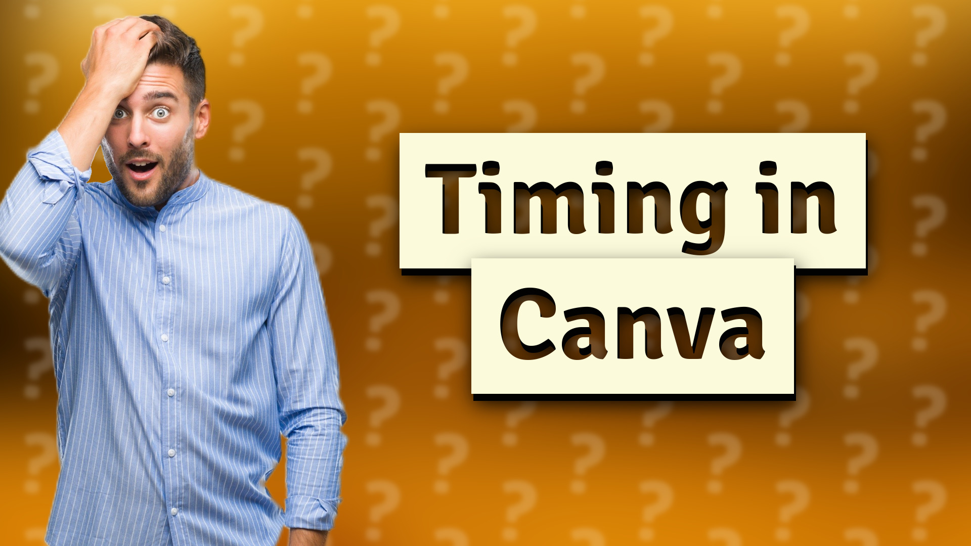 Timing in Canva