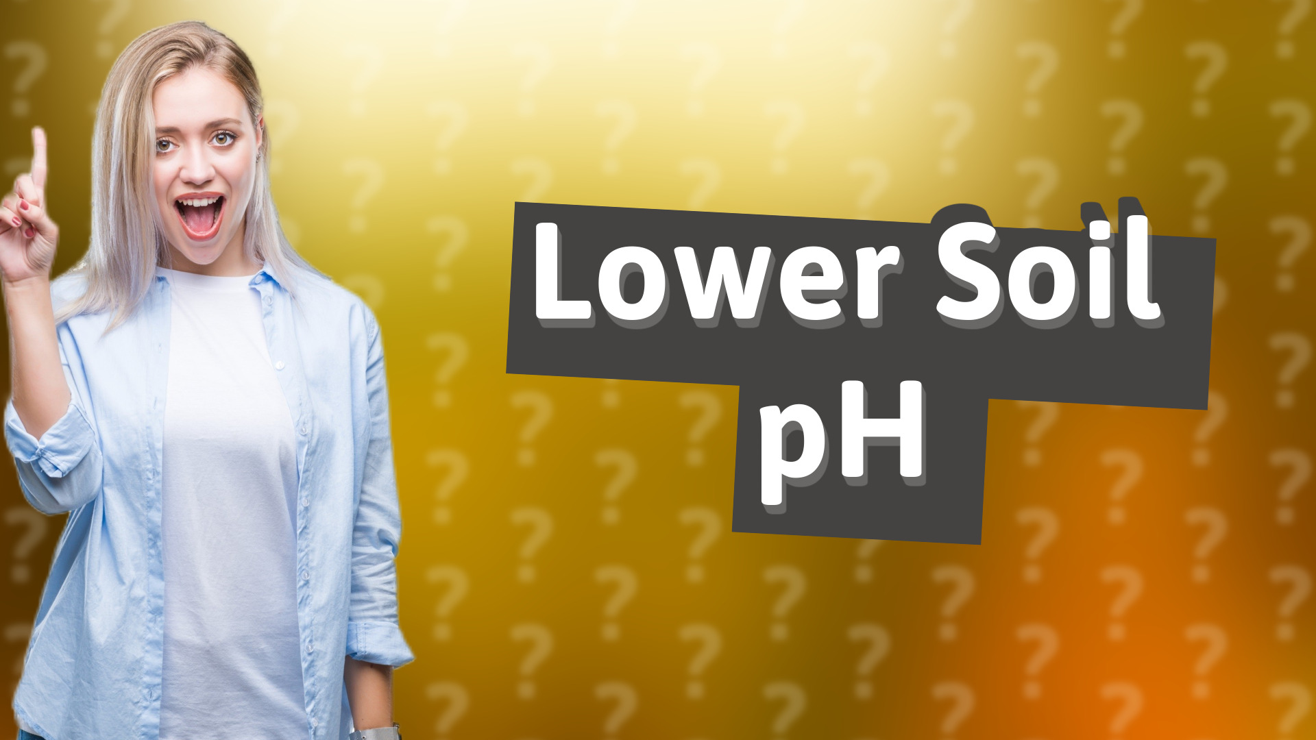Lower Soil pH