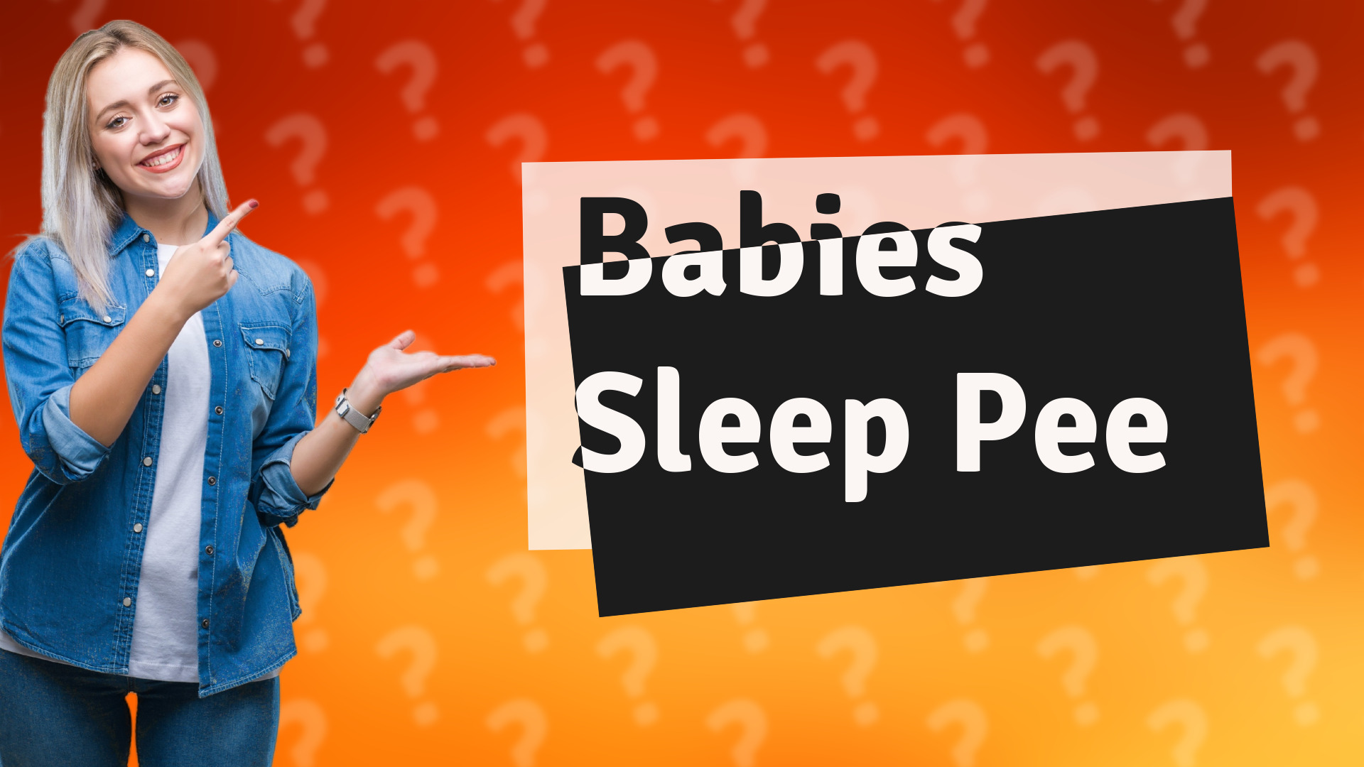 Babies Sleep Pee