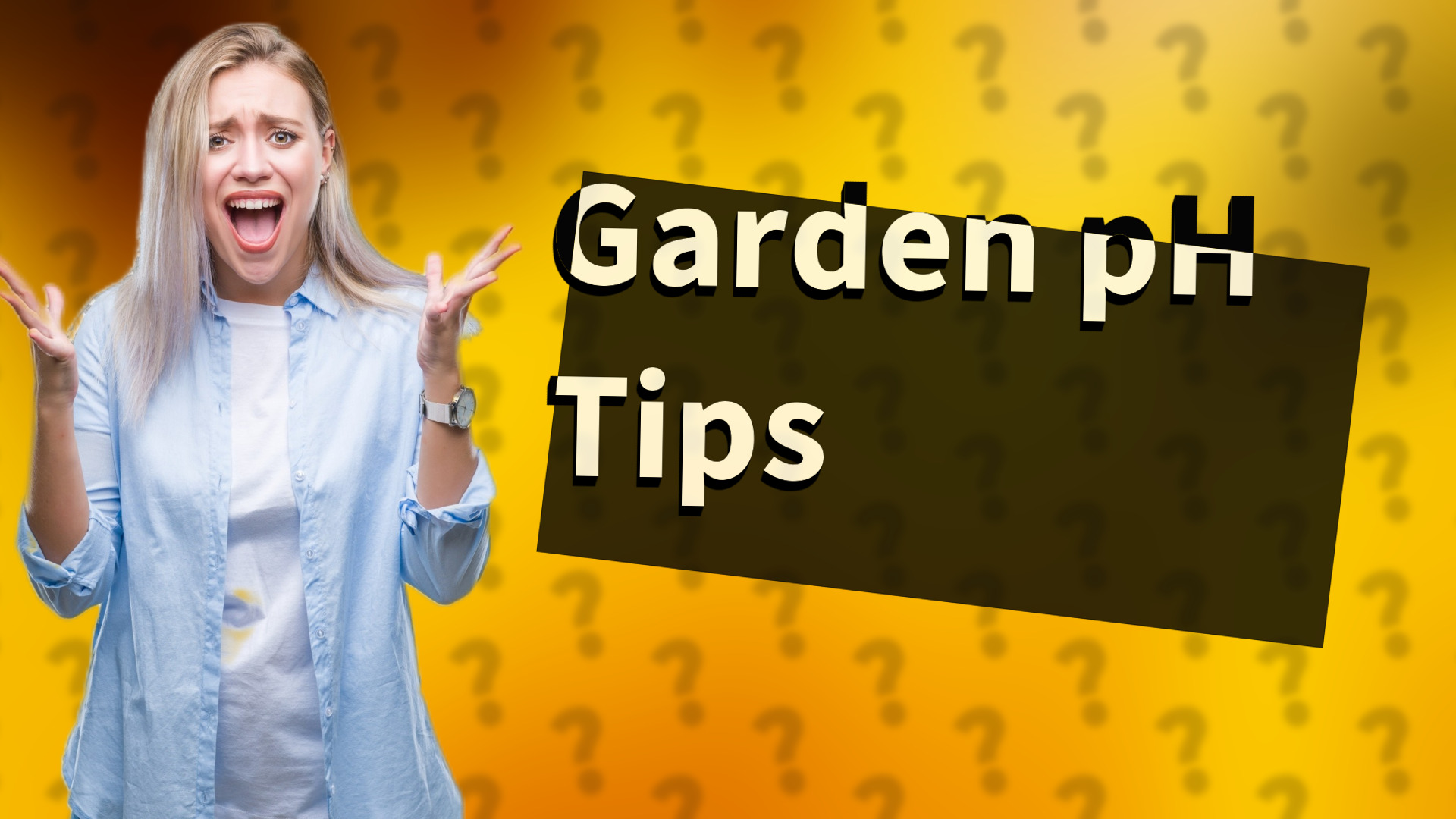 Garden pH Tips