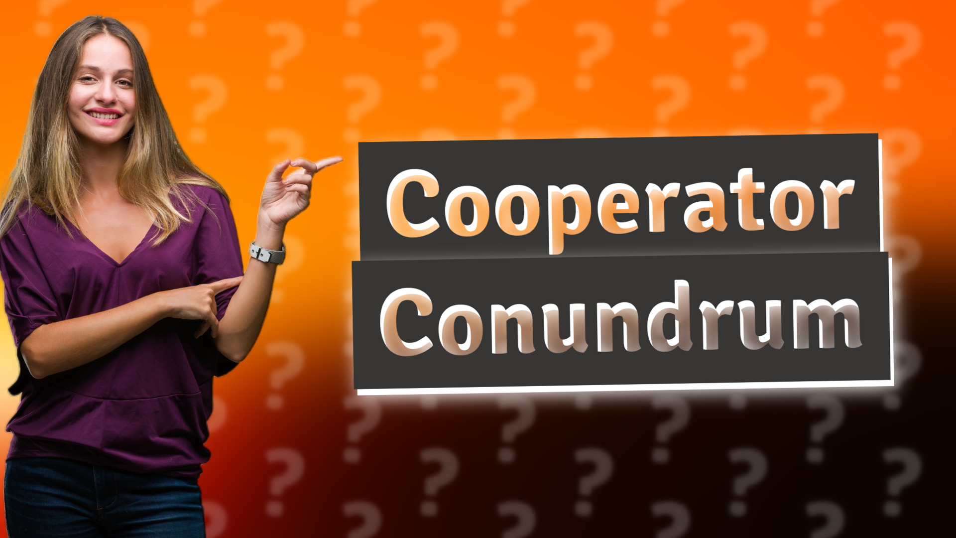 Cooperator Conundrum