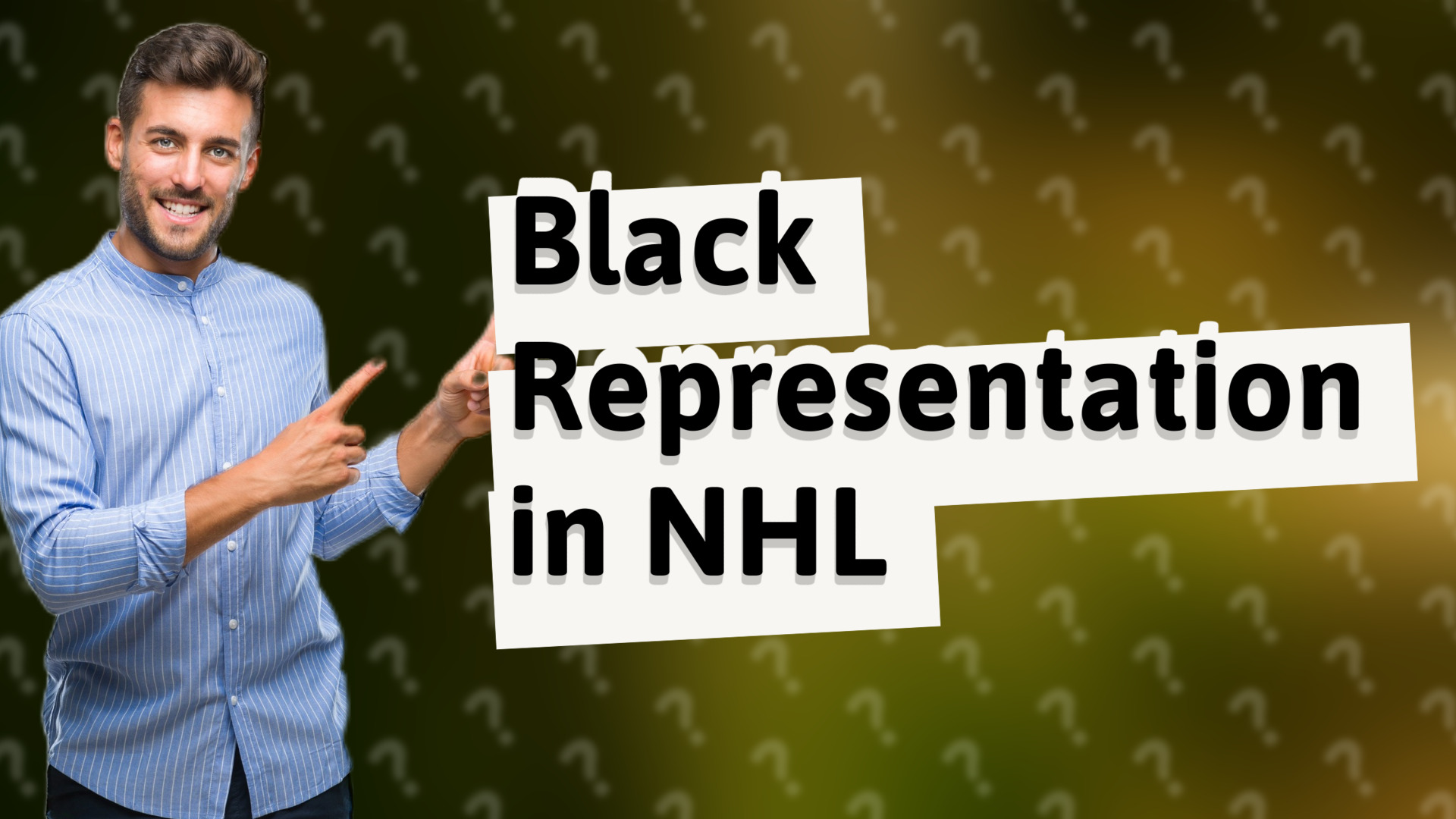 Black Representation in NHL