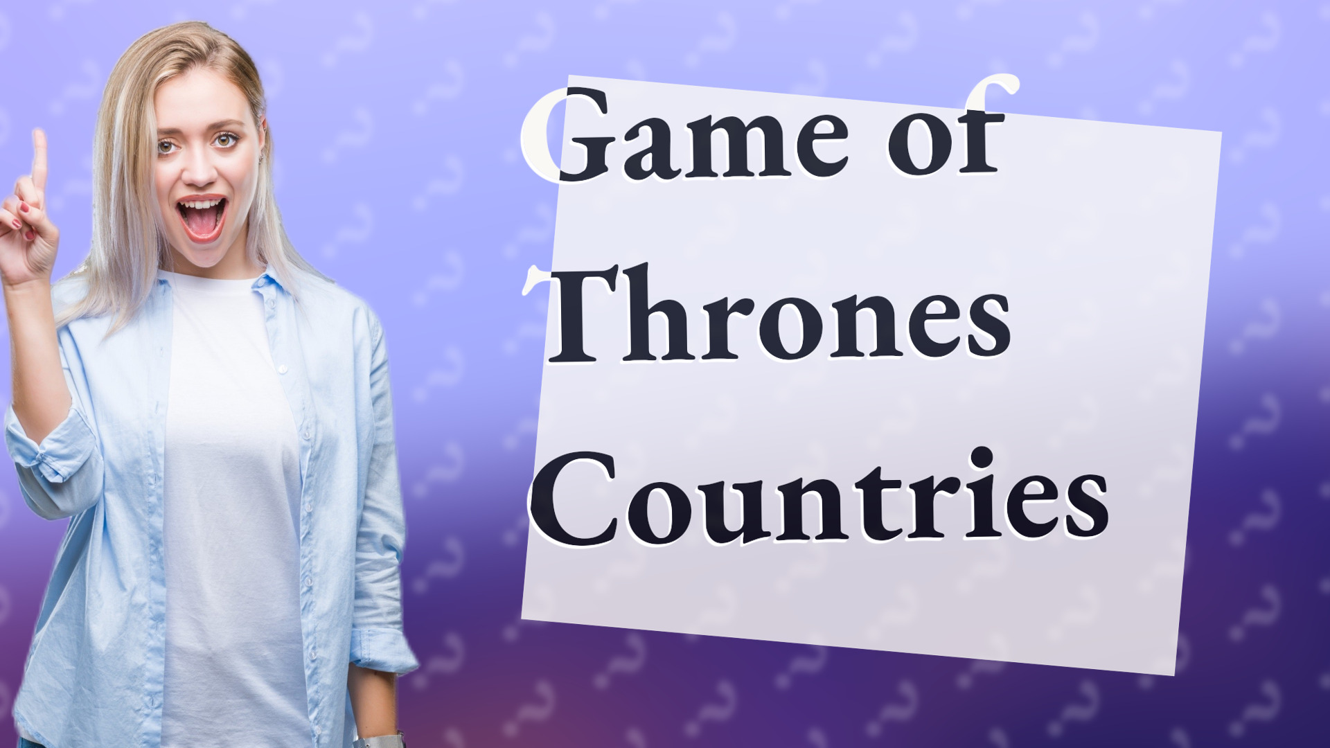 Game of Thrones Countries