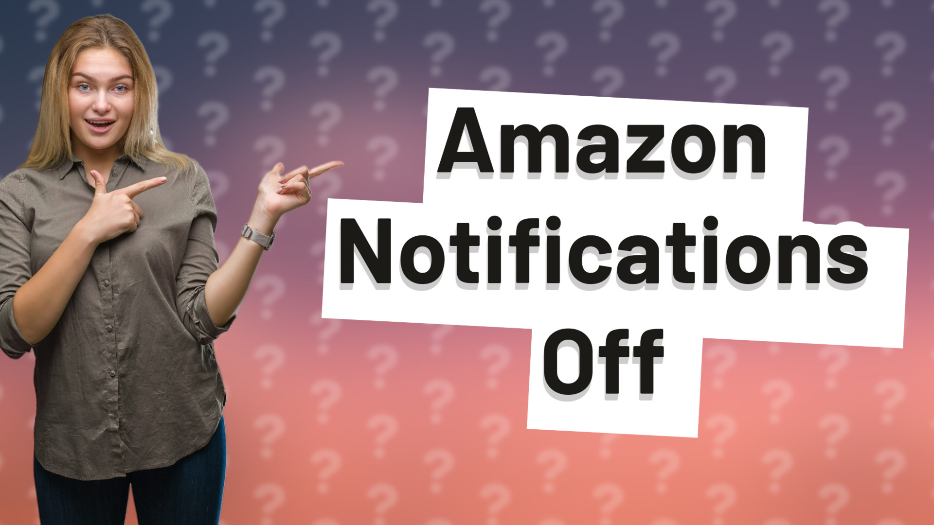 Amazon Notifications Off