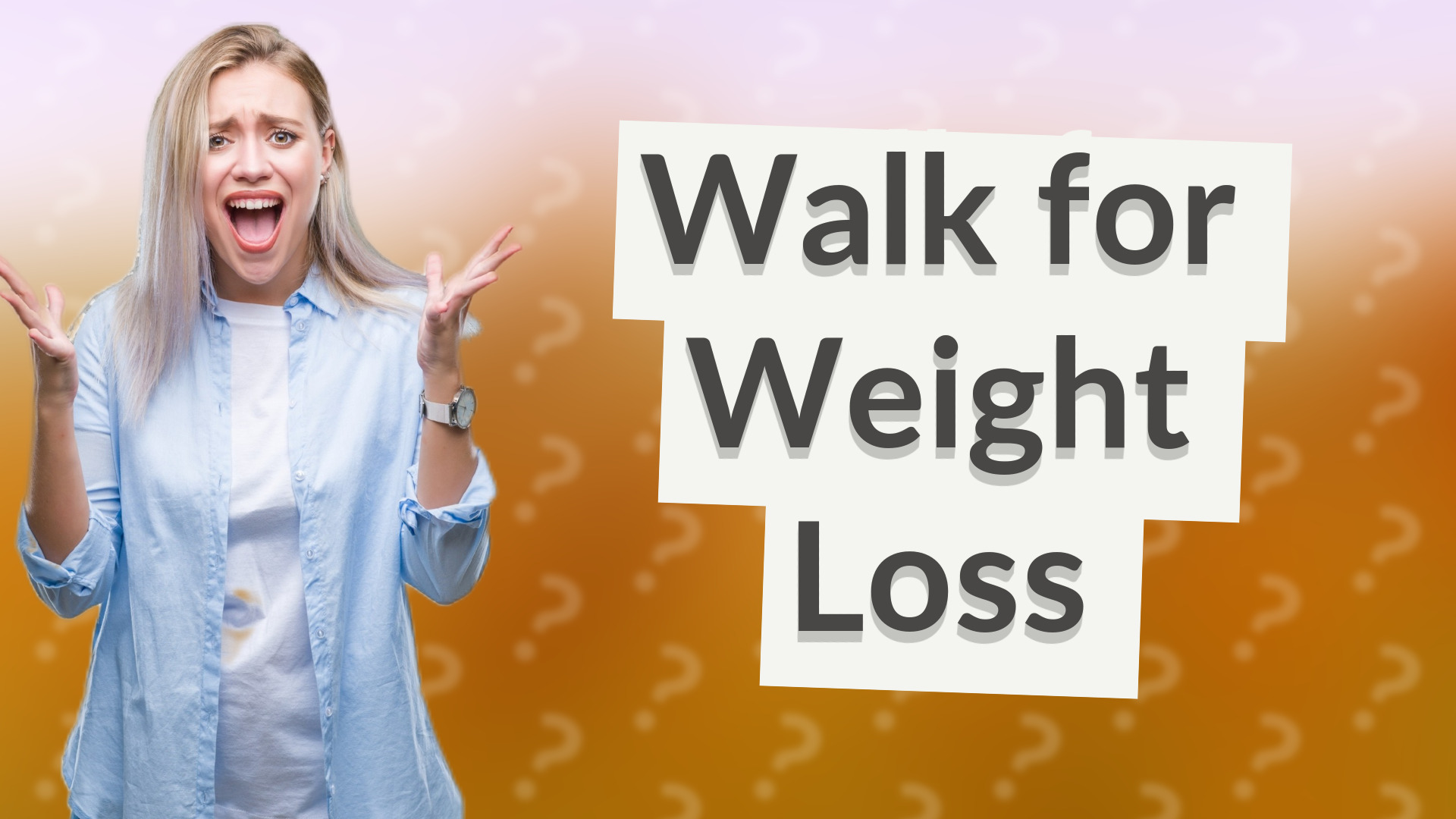 Walk for Weight Loss