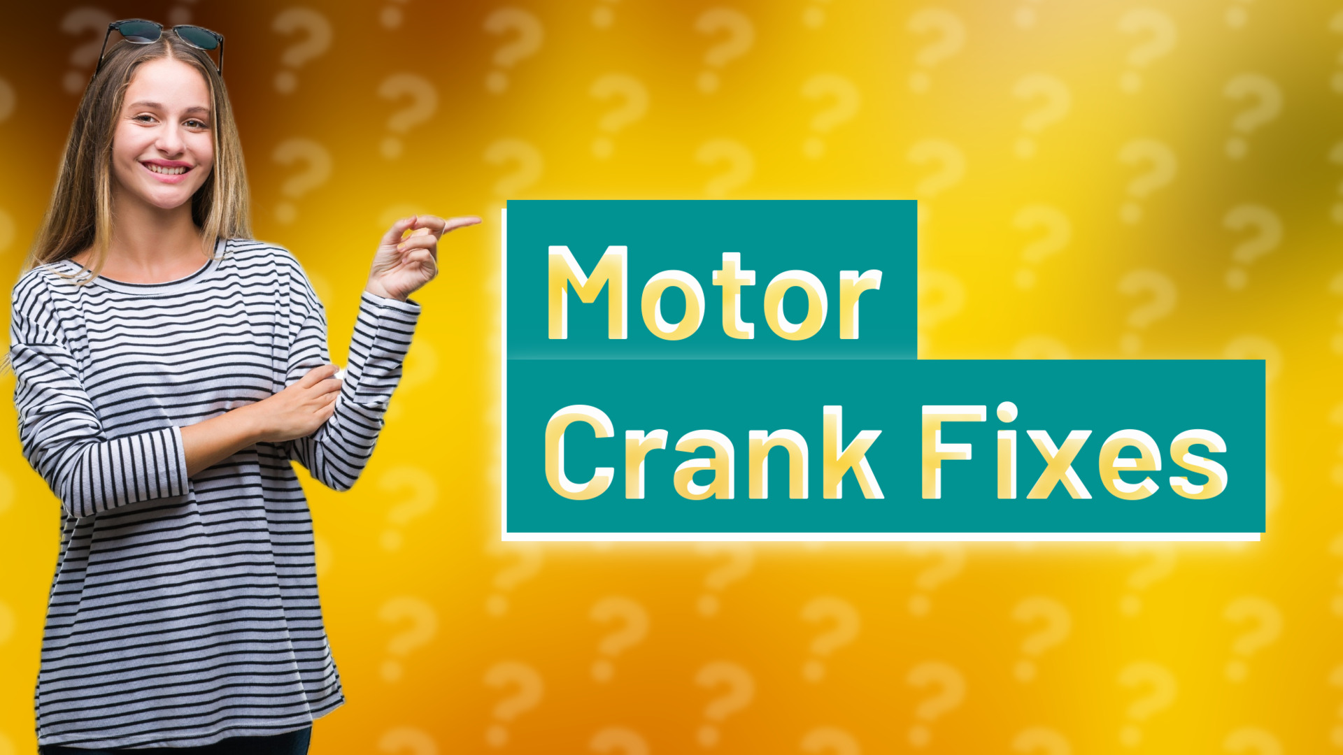 Motor Crank Fixes
