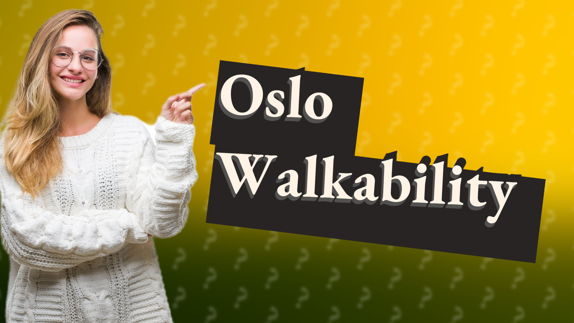 Oslo Walkability