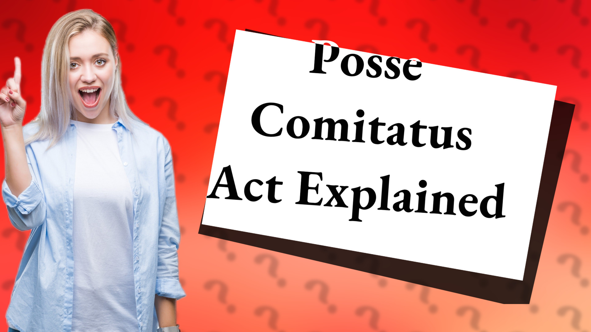 Posse Comitatus Act Explained