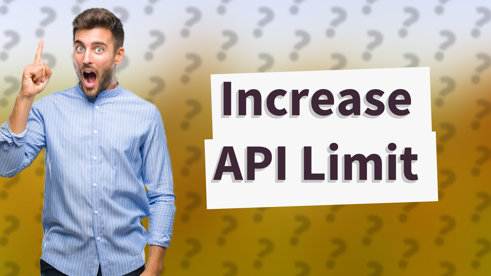 Increase API Limit