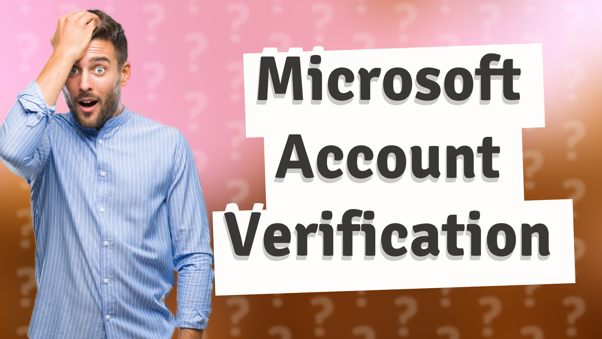 Microsoft Account Verification