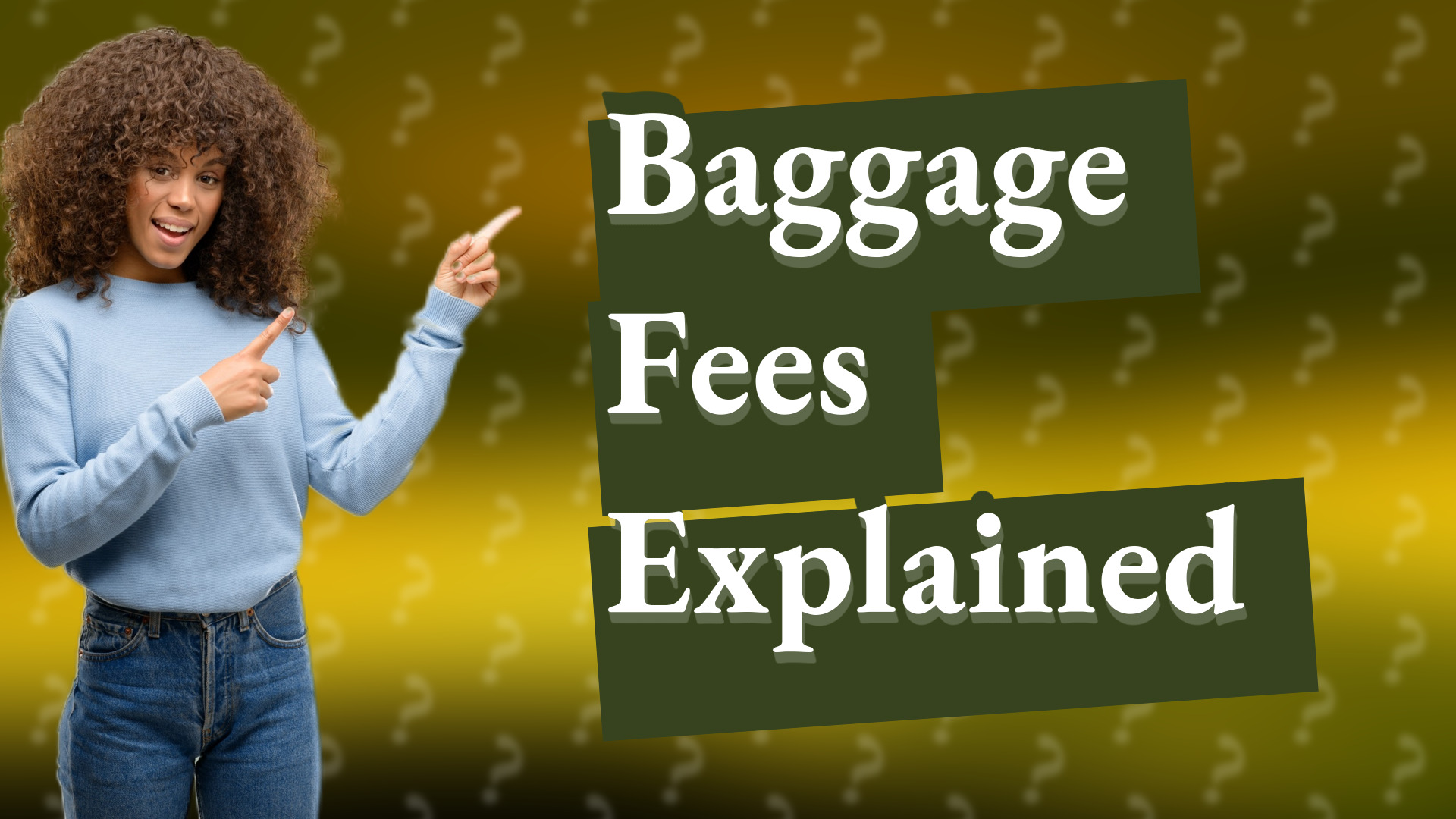 Baggage Fees Explained