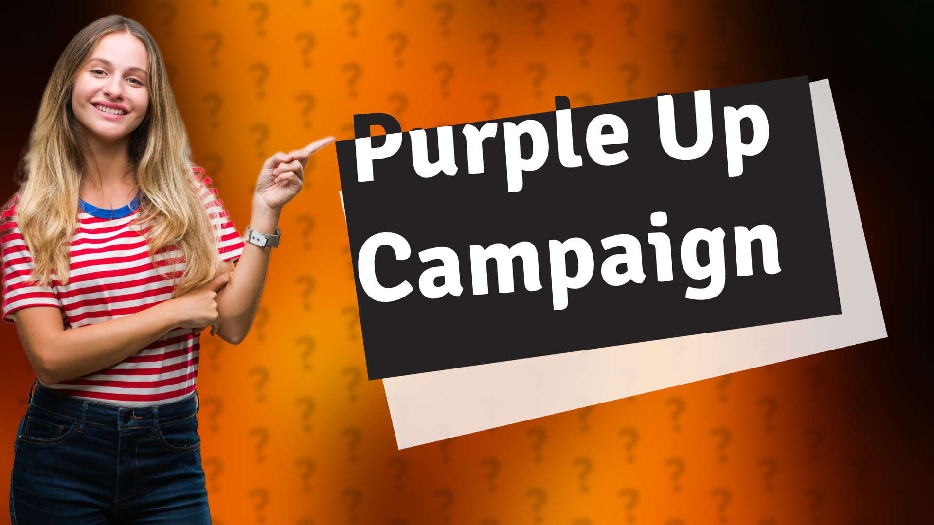 Purple Up Campaign