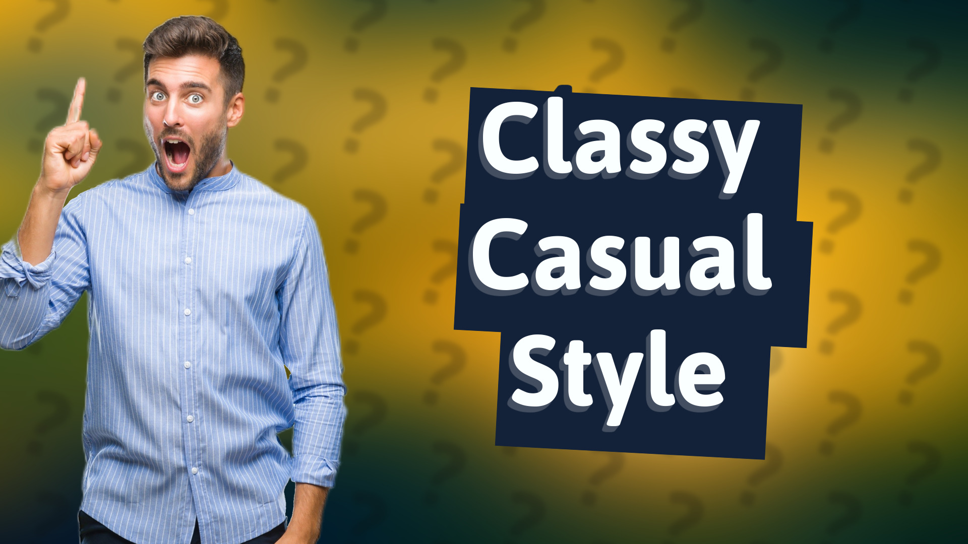 Classy Casual Style