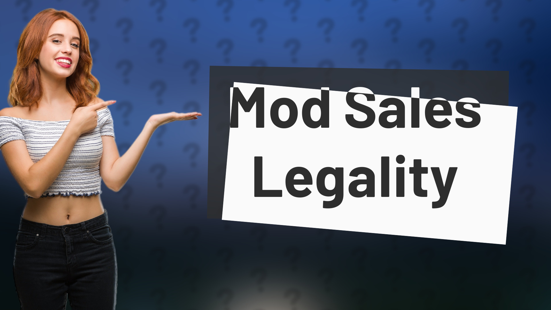 Mod Sales Legality