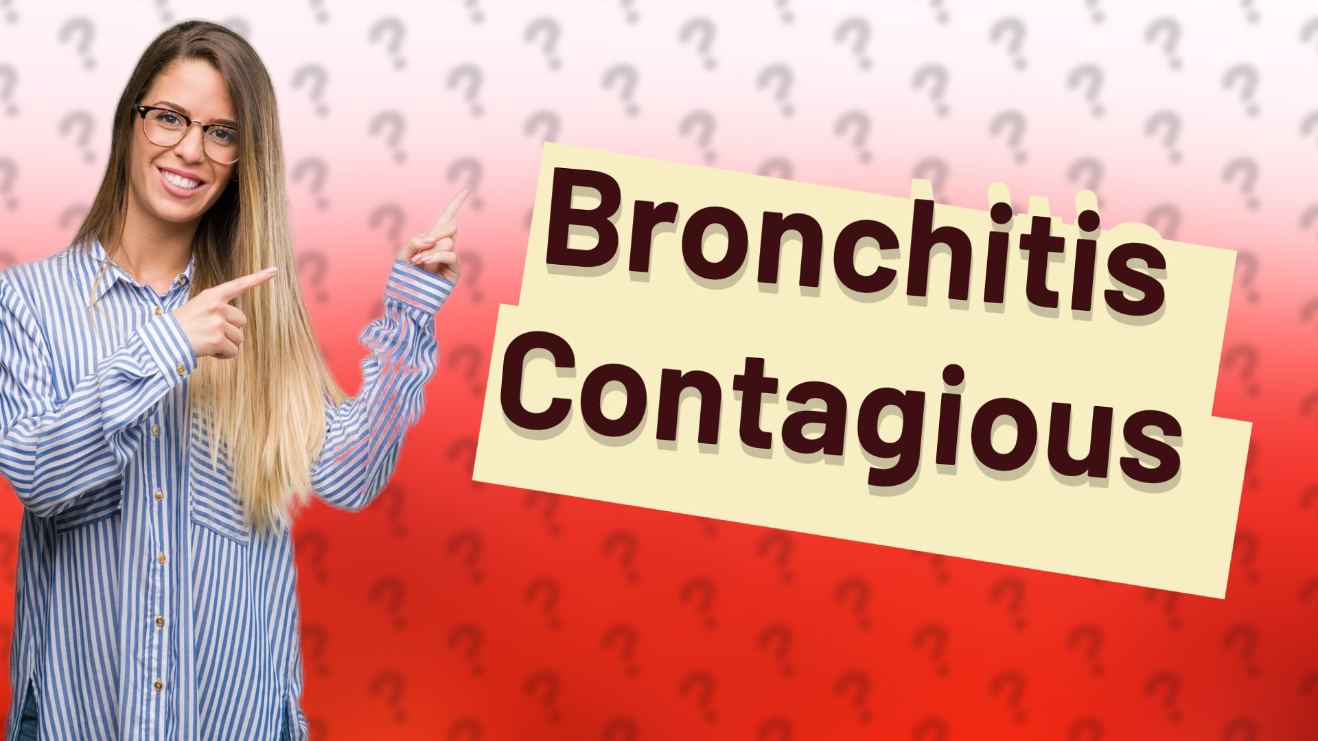 Bronchitis Contagious