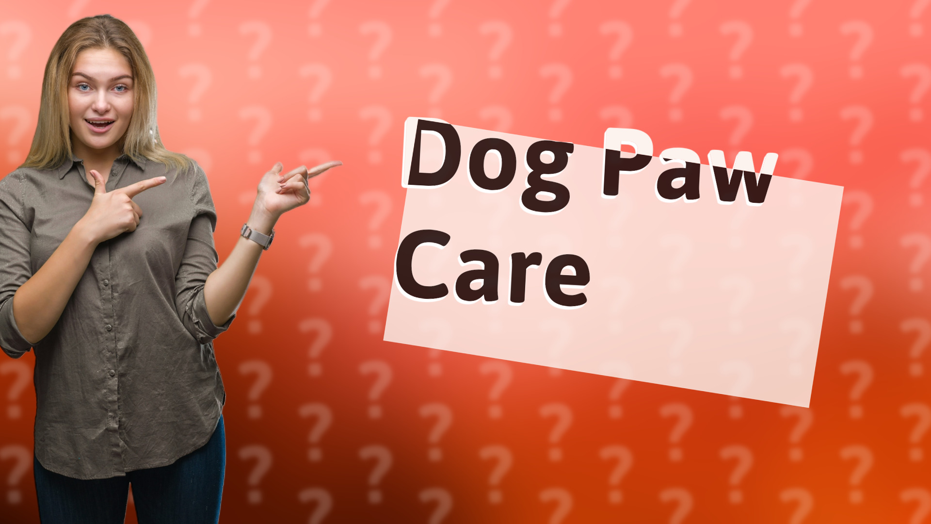 Dog Paw Care