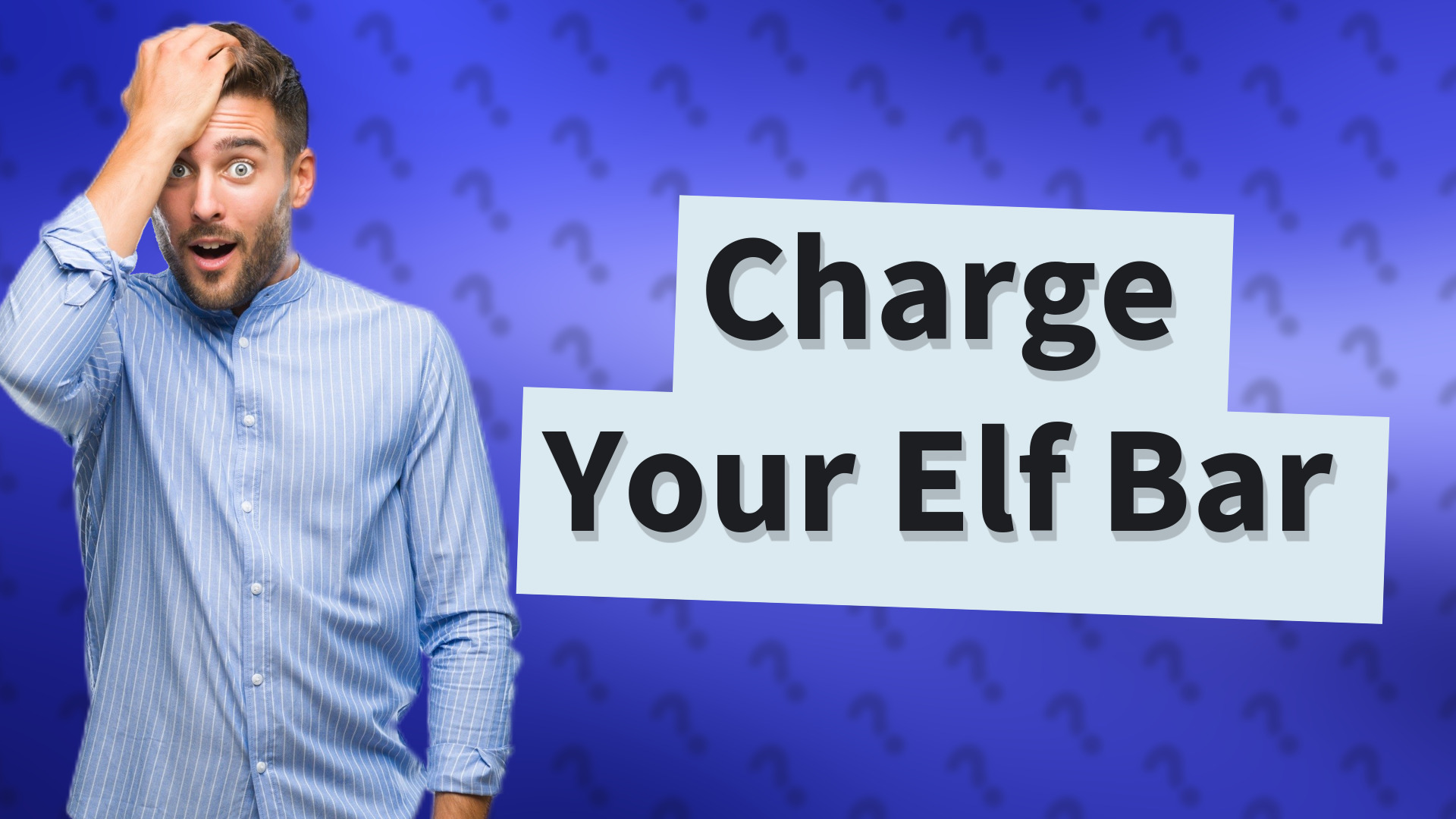 Charge Your Elf Bar